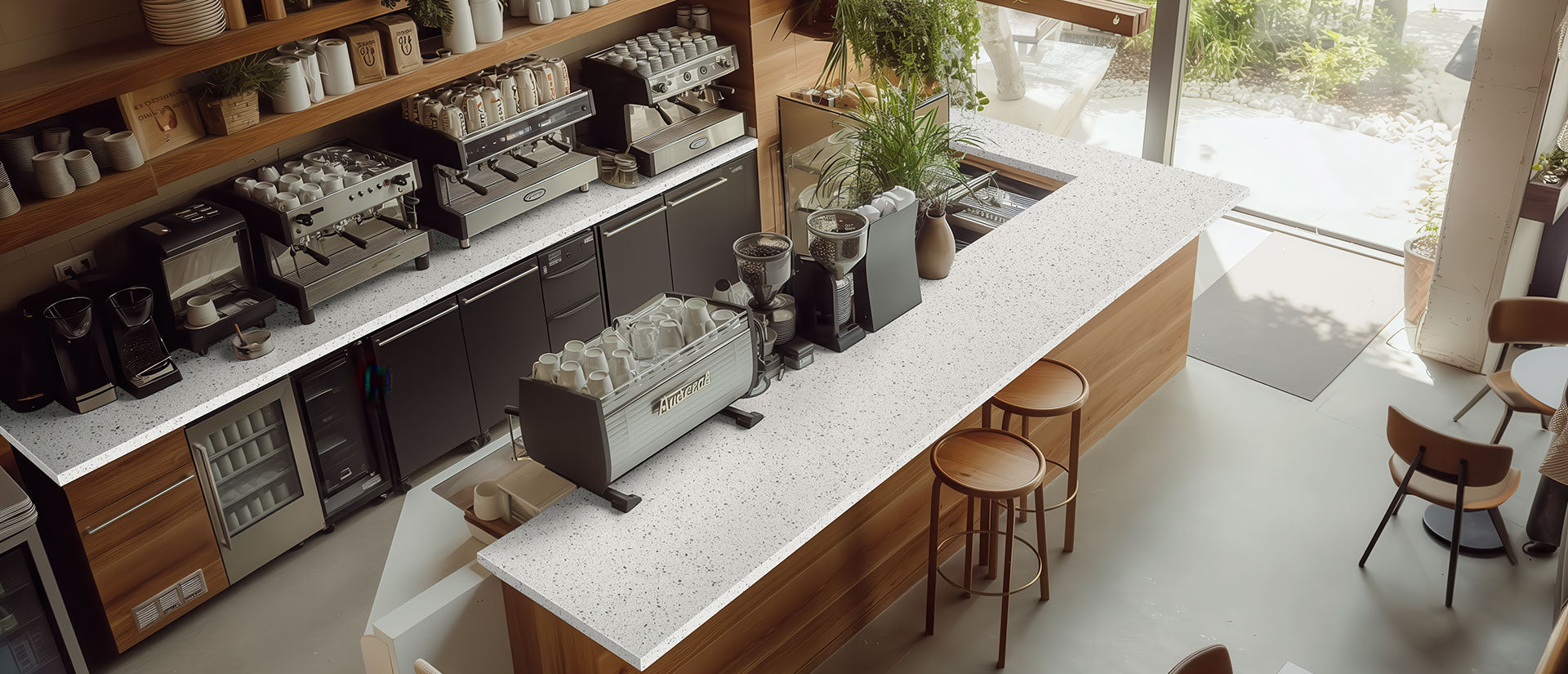 Iced White by MSI Surfaces available at Aqua Kitchen