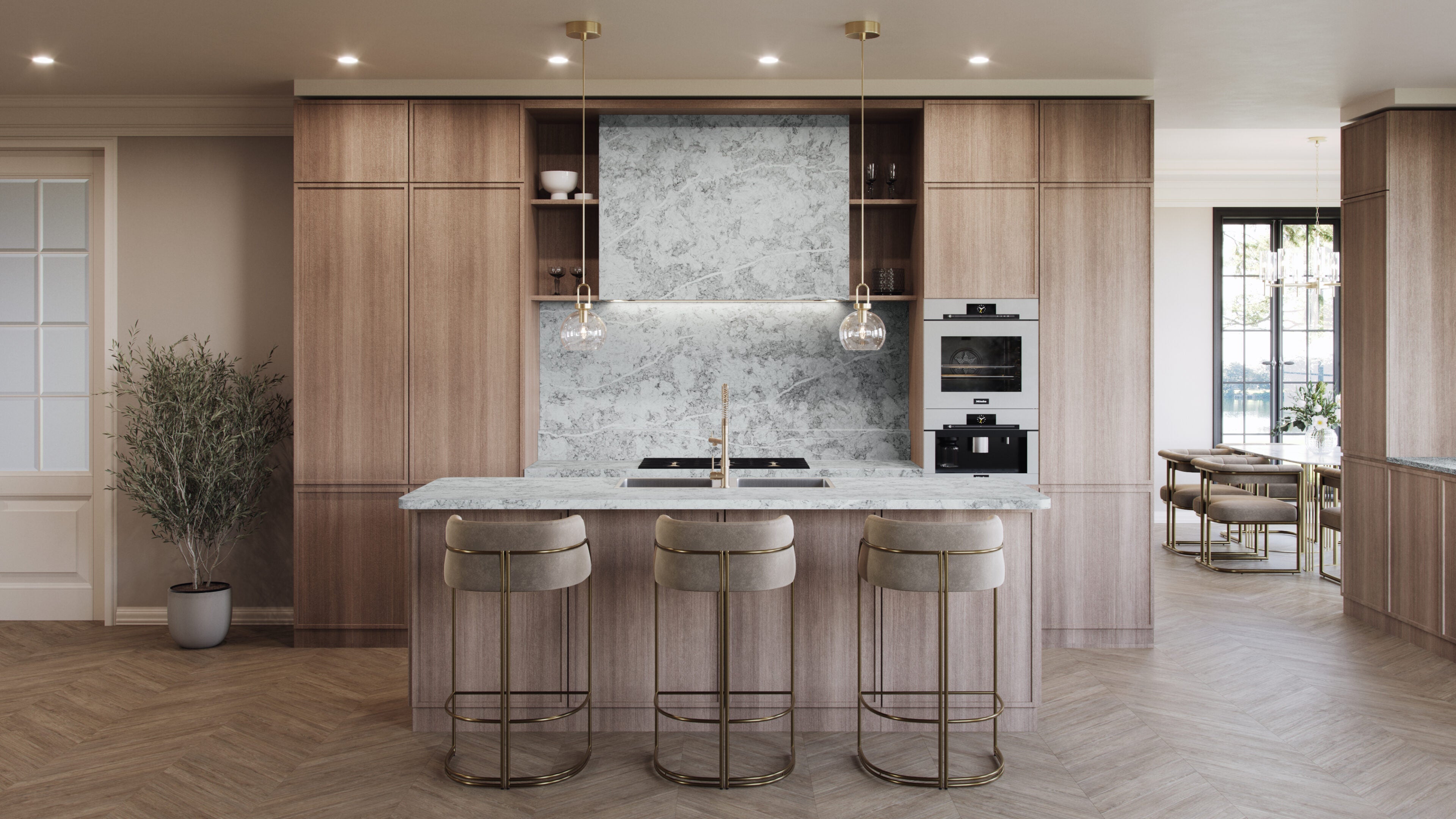 Ijen by Pental Quartz available at Aqua Kitchen