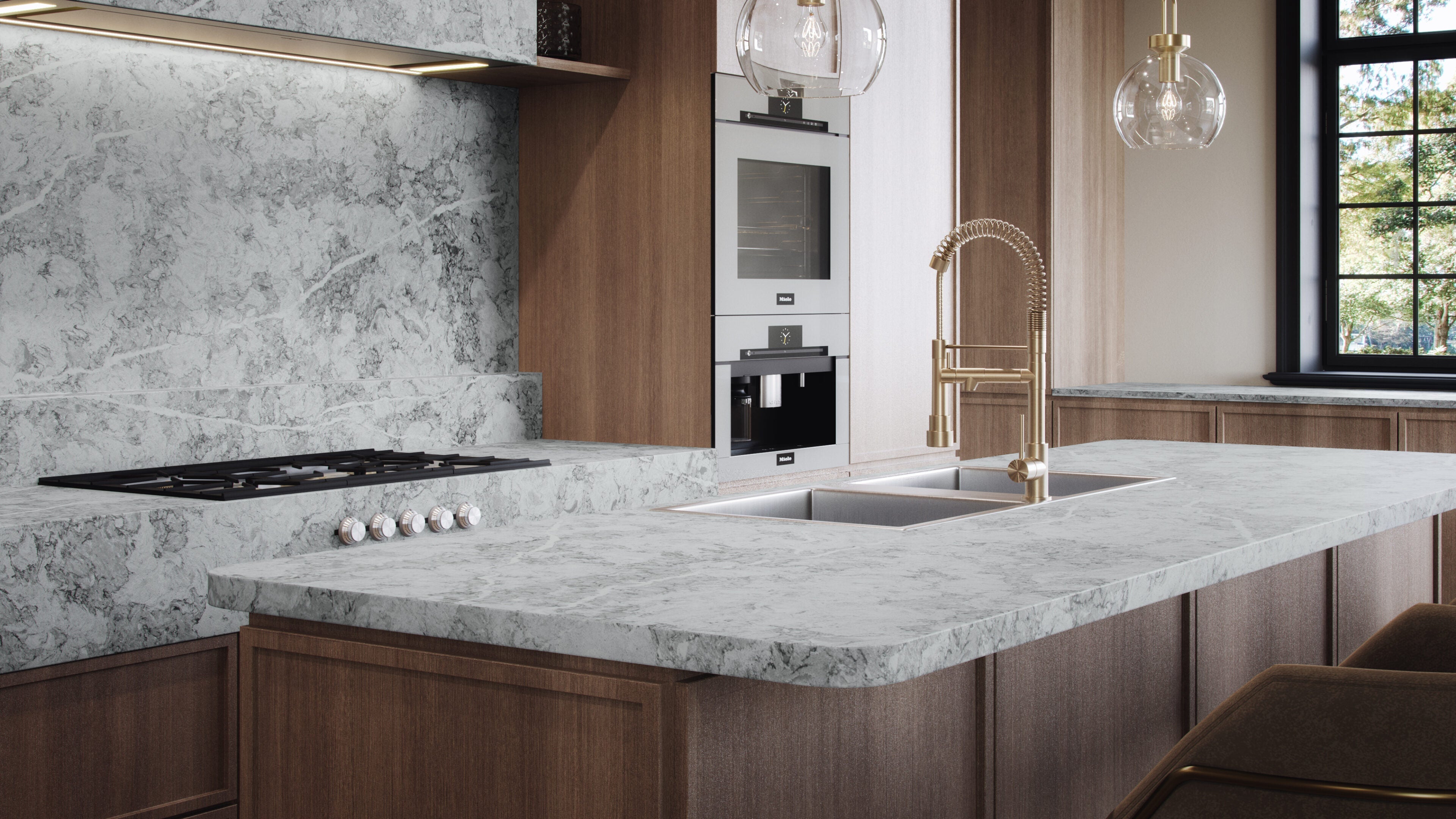 Ijen by Pental Quartz available at Aqua Kitchen