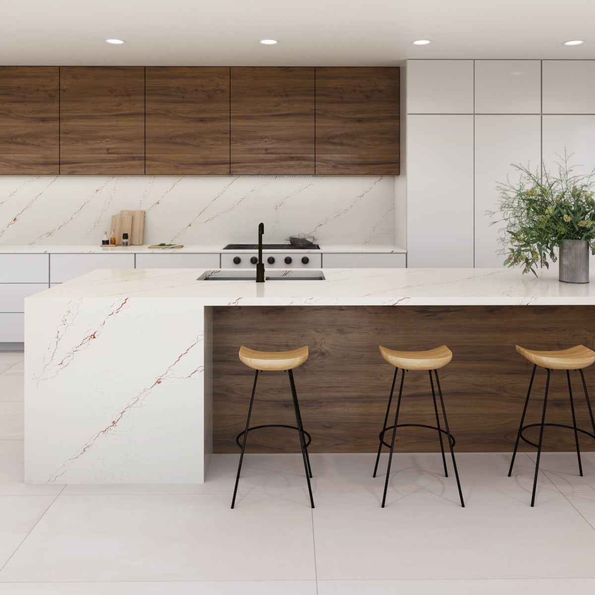Inverness Bronze™ Quartz Sample by Cambria available at Aqua Kitchen