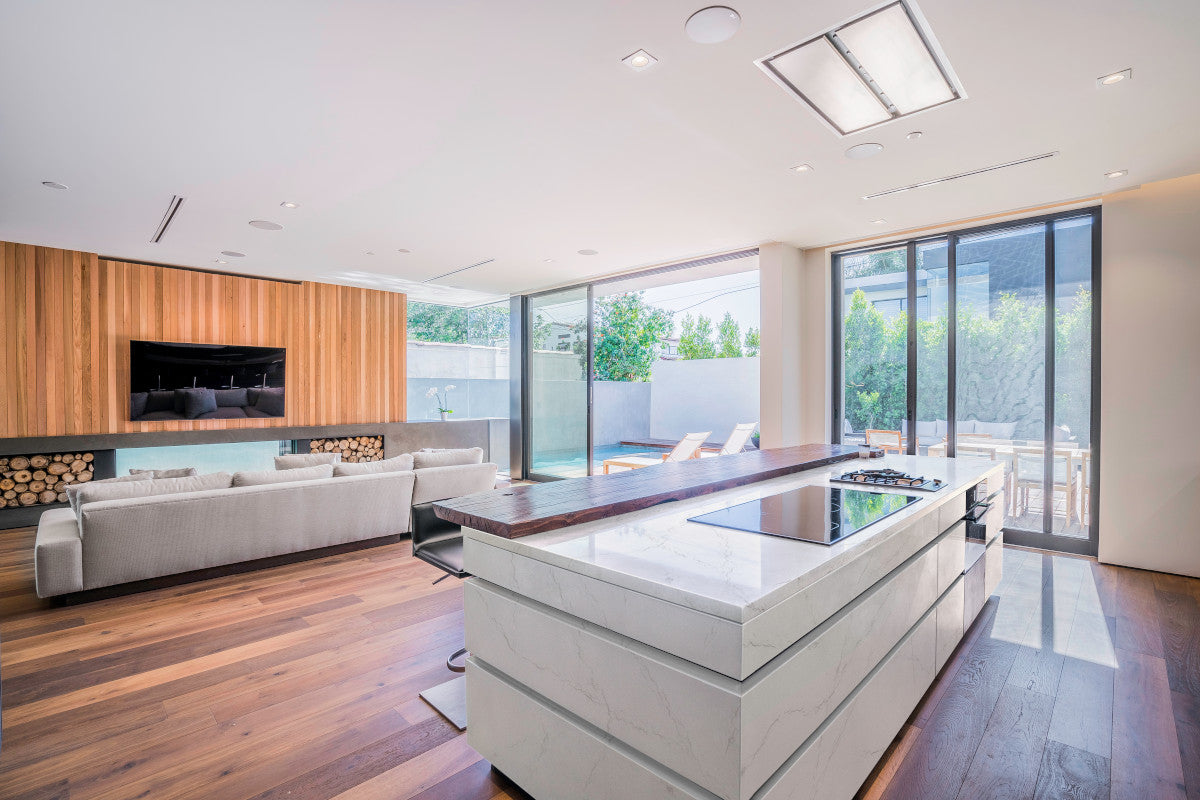 Inverness Frost™ Quartz Sample by Cambria available at Aqua Kitchen