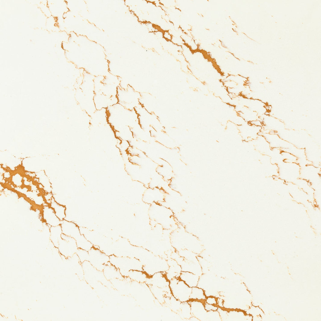Inverness Gold™ Quartz Sample by Cambria available at Aqua Kitchen