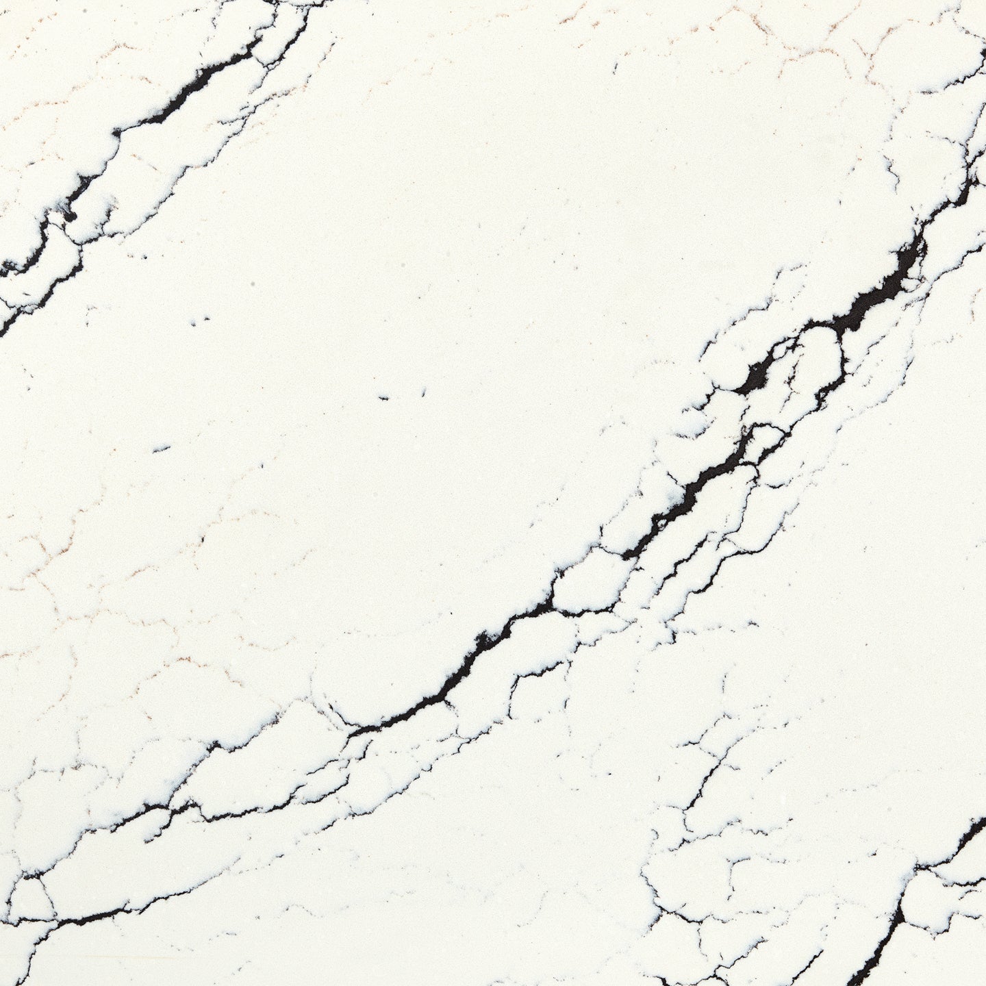 Inverness Platinum™ Quartz Sample by Cambria available at Aqua Kitchen