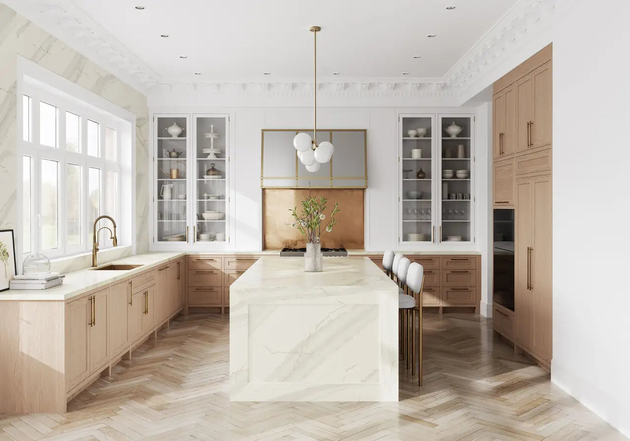 Inverness Swansea™ Quartz Sample by Cambria available at Aqua Kitchen