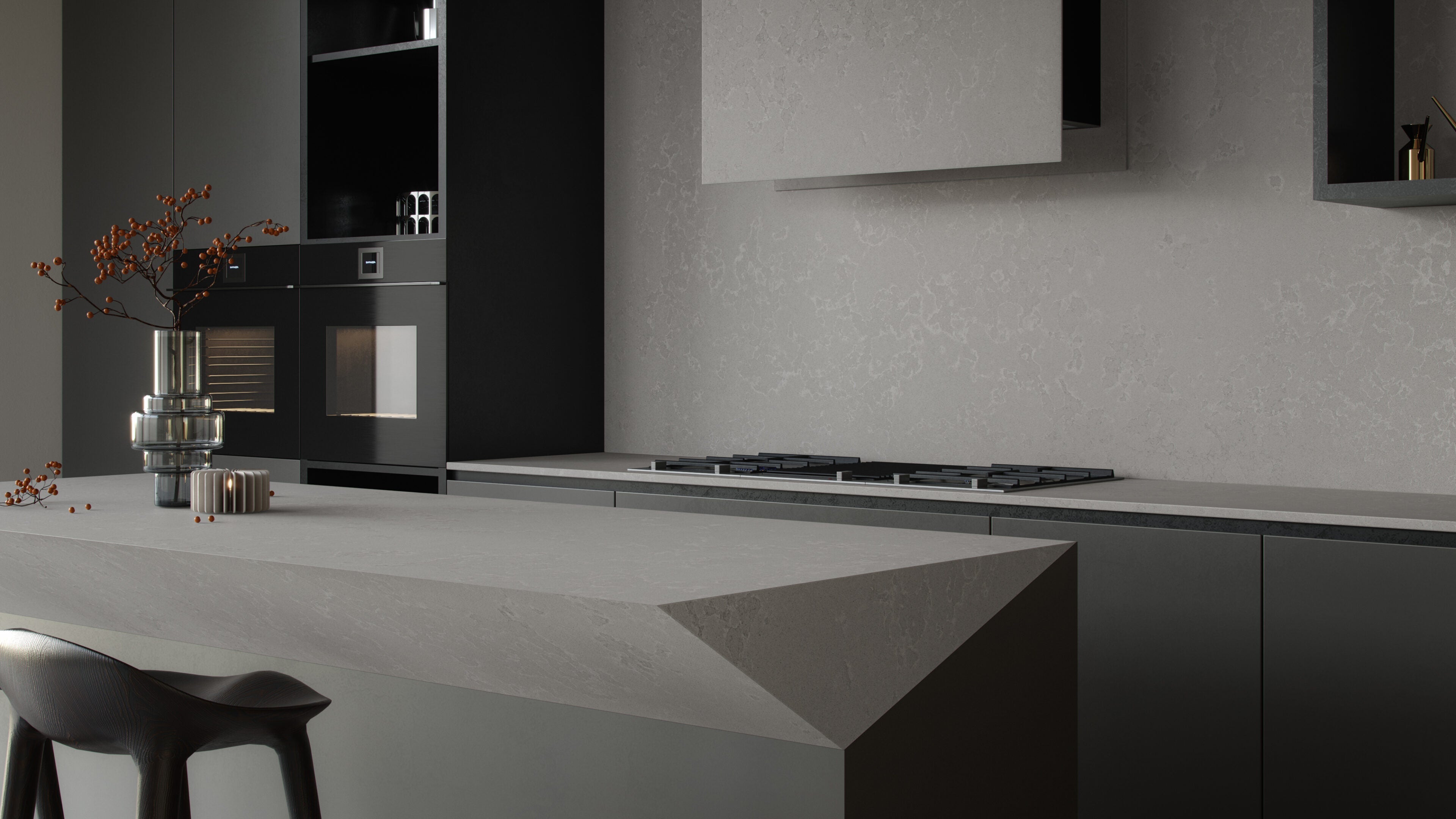 Ivory Mist Honed by Pental Quartz available at Aqua Kitchen