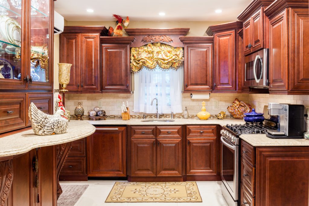 J5 | Mahogany | Traditional by J&K Cabinetry available at Aqua Kitchen