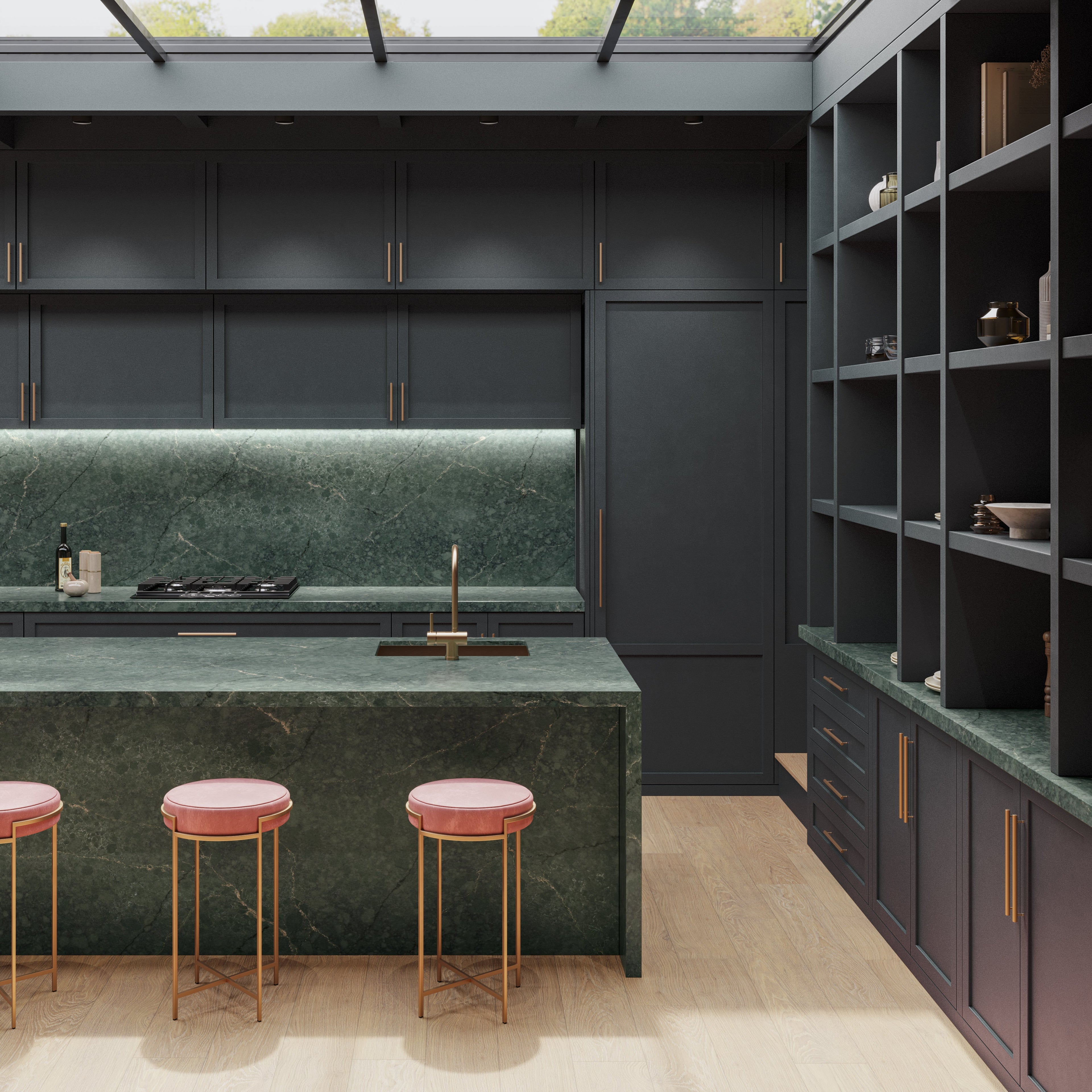 Jardin Emerald by Silestone available at Aqua Kitchen