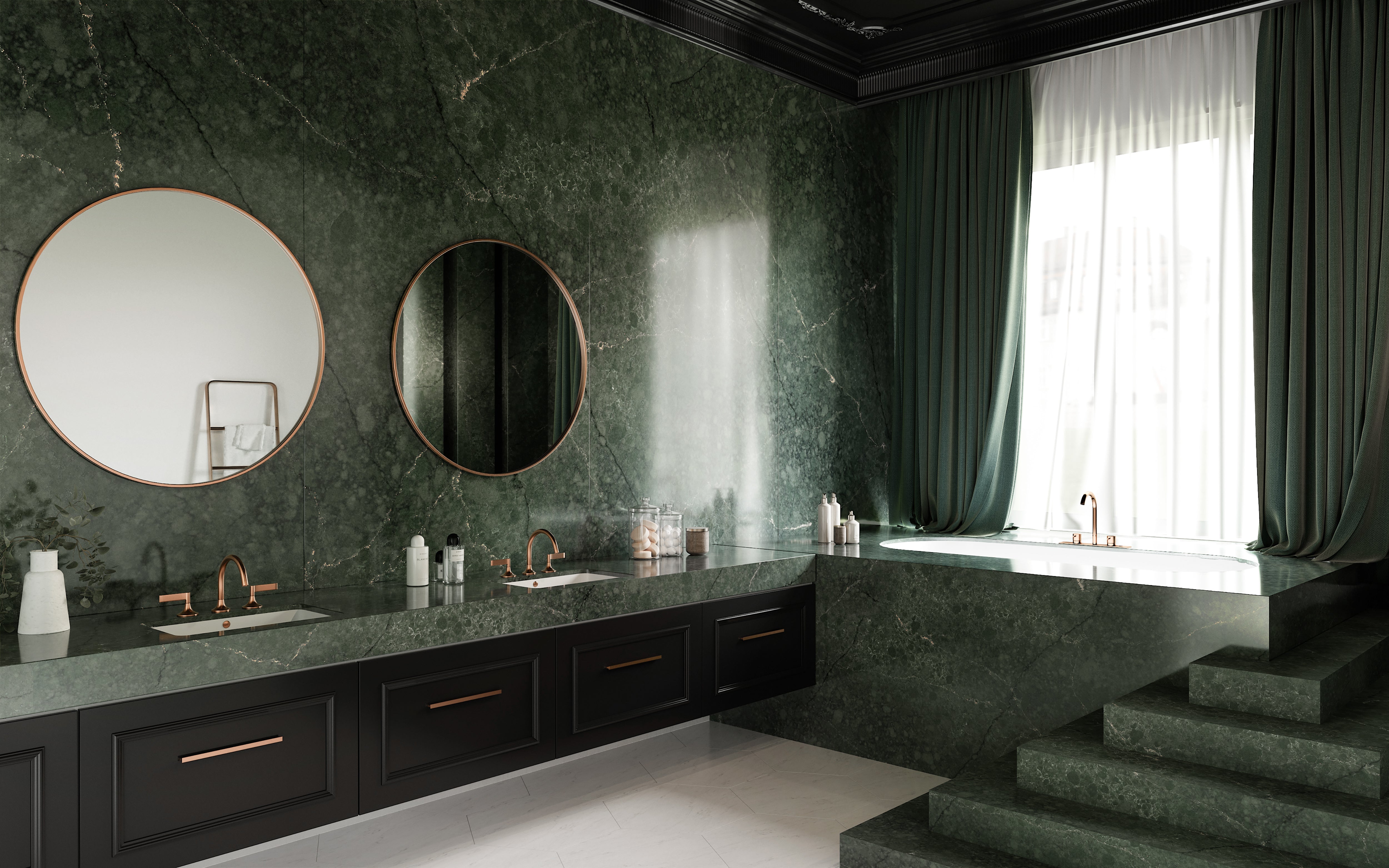 Jardin Emerald by Silestone available at Aqua Kitchen