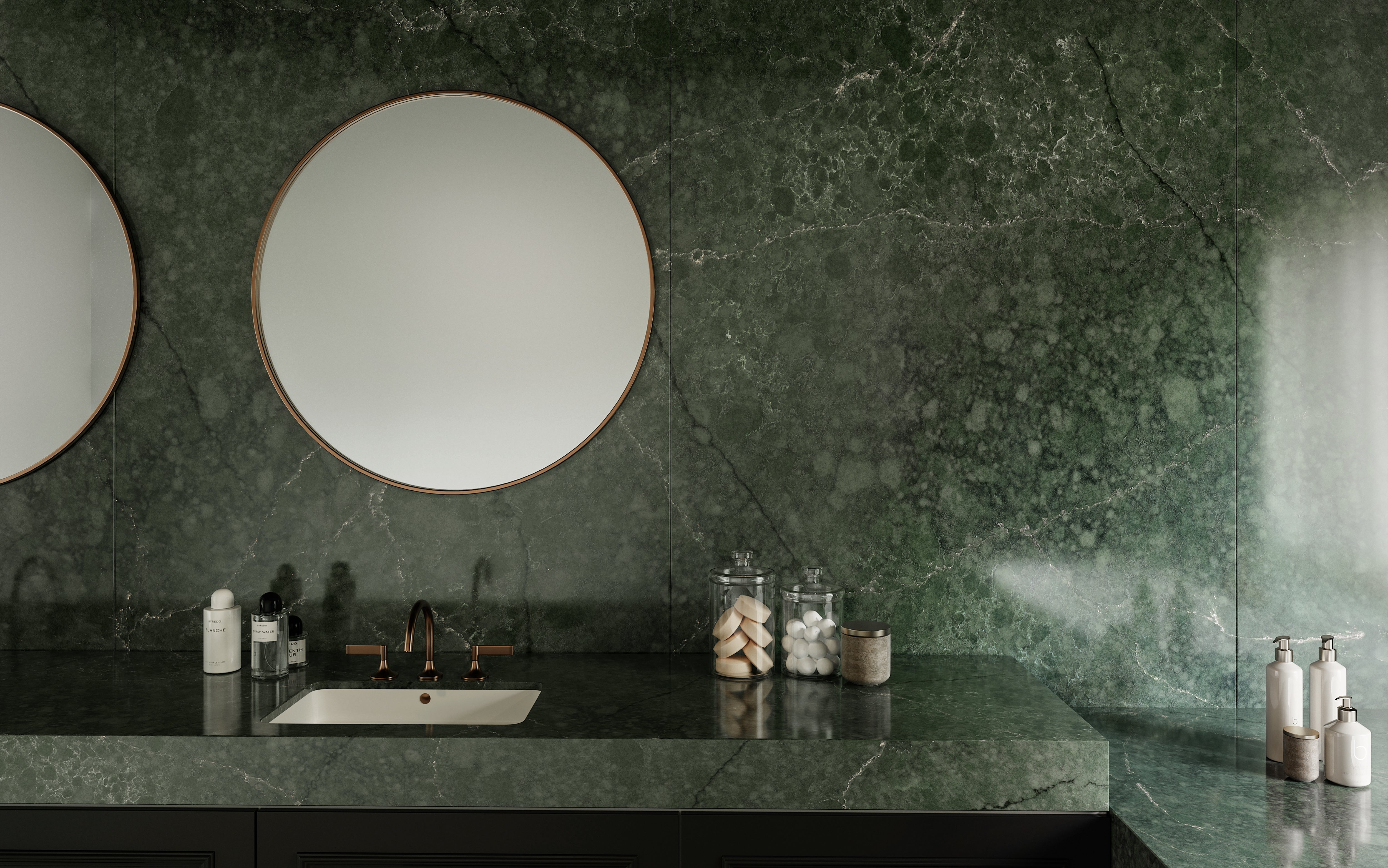 Jardin Emerald by Silestone available at Aqua Kitchen
