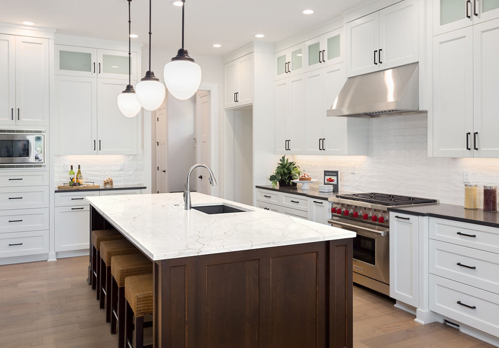 Luce Oro by Pental Quartz available at Aqua Kitchen