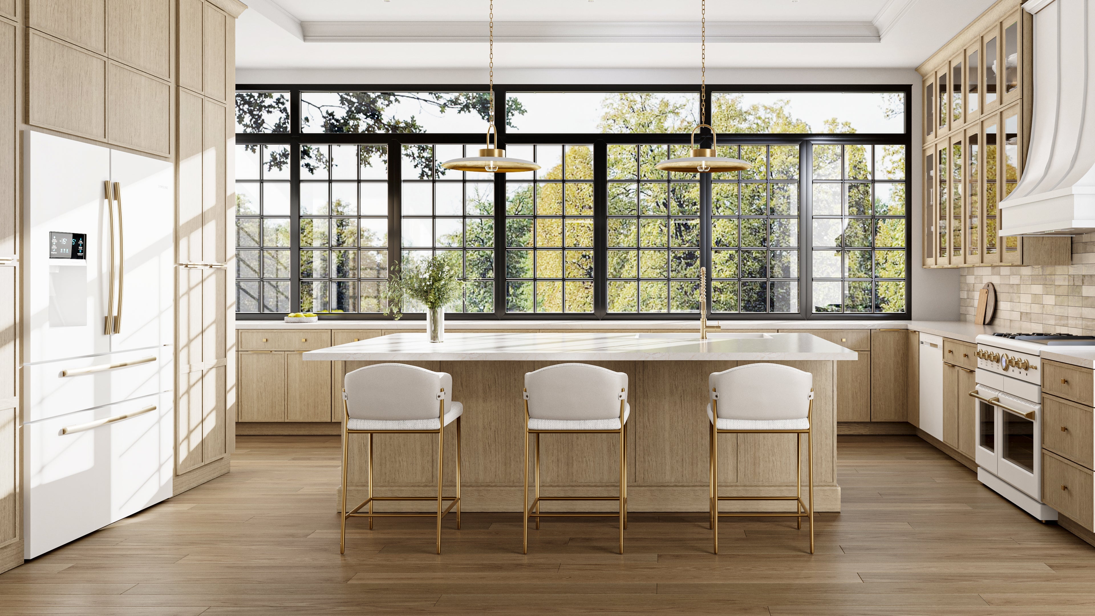 Luna - Desert Oak by Fabuwood available at Aqua Kitchen