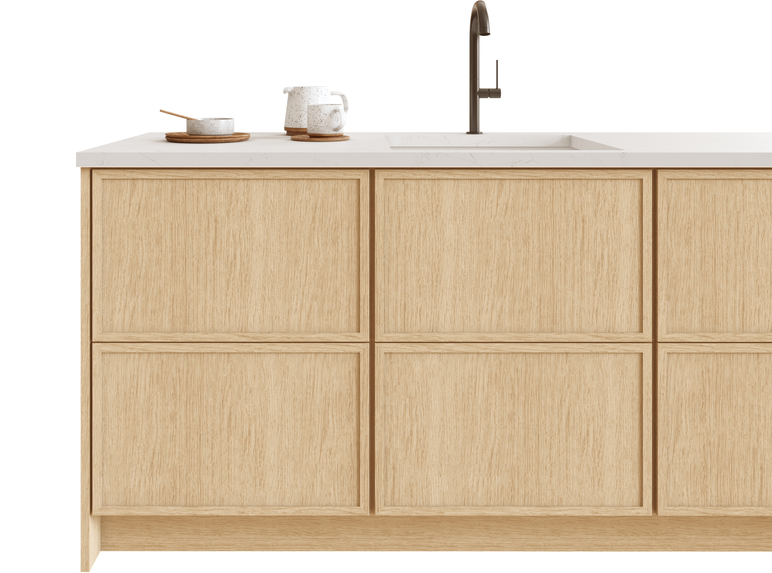 Luna - Desert Oak by Fabuwood available at Aqua Kitchen