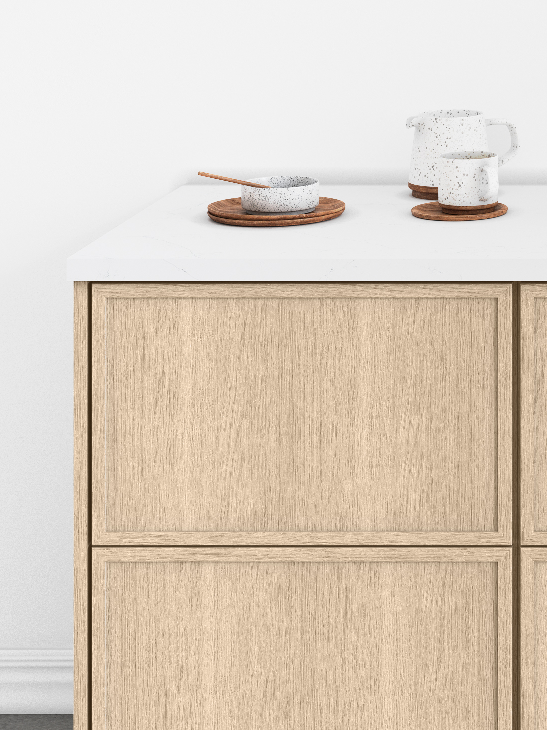 Luna - Desert Oak by Fabuwood available at Aqua Kitchen