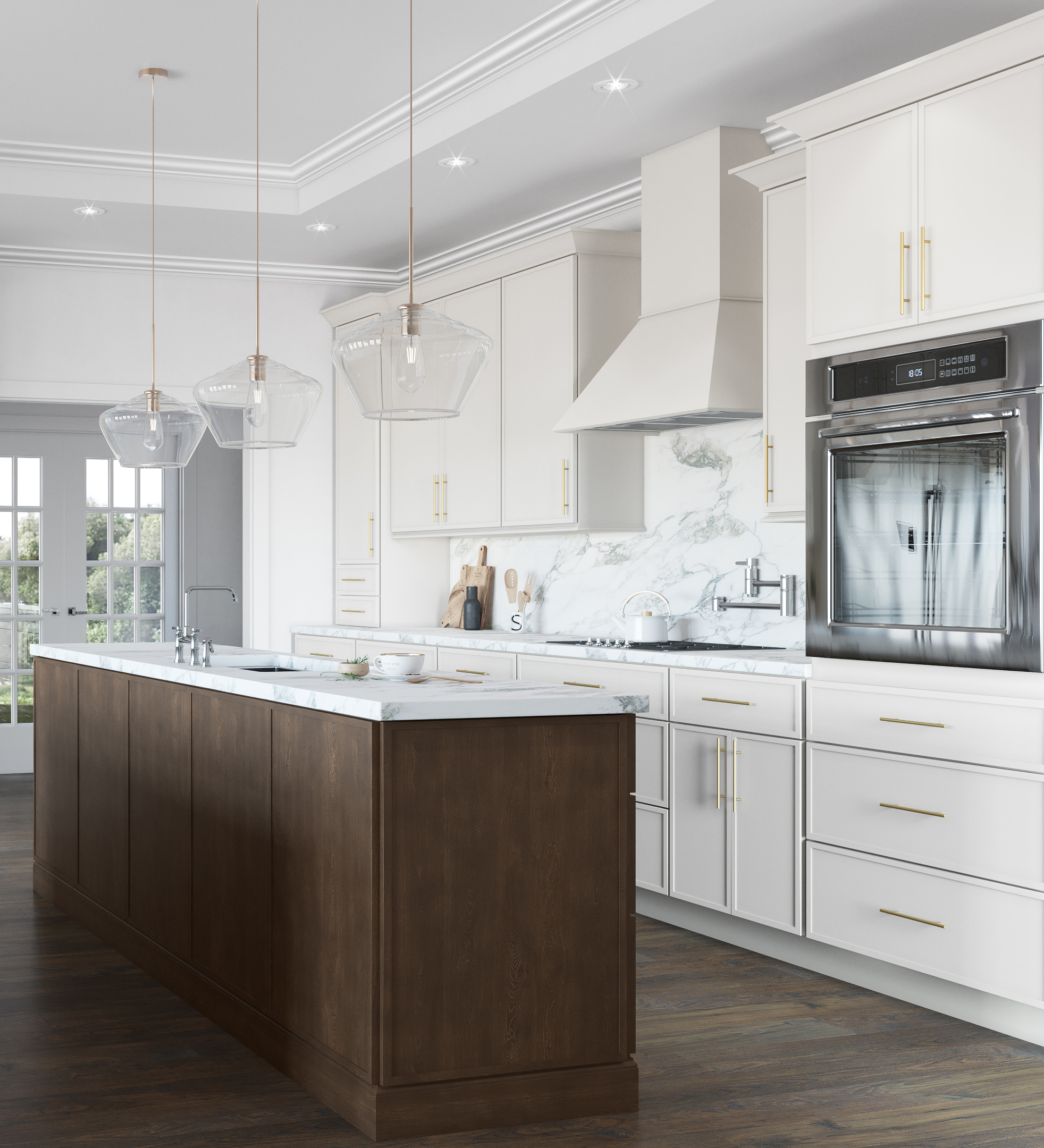 Luna - Dove by Fabuwood available at Aqua Kitchen
