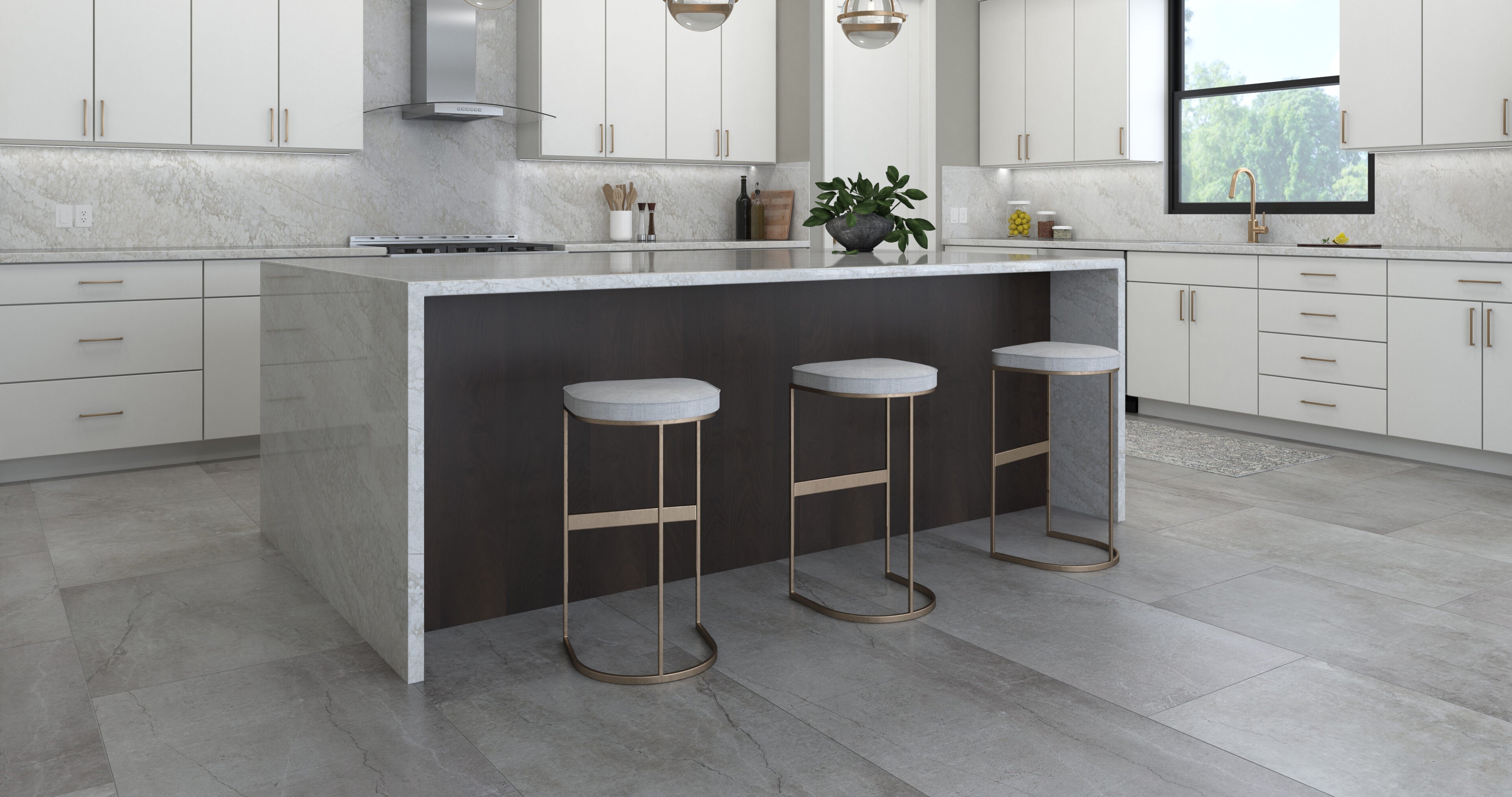 Lunaria® by Pental Quartz available at Aqua Kitchen