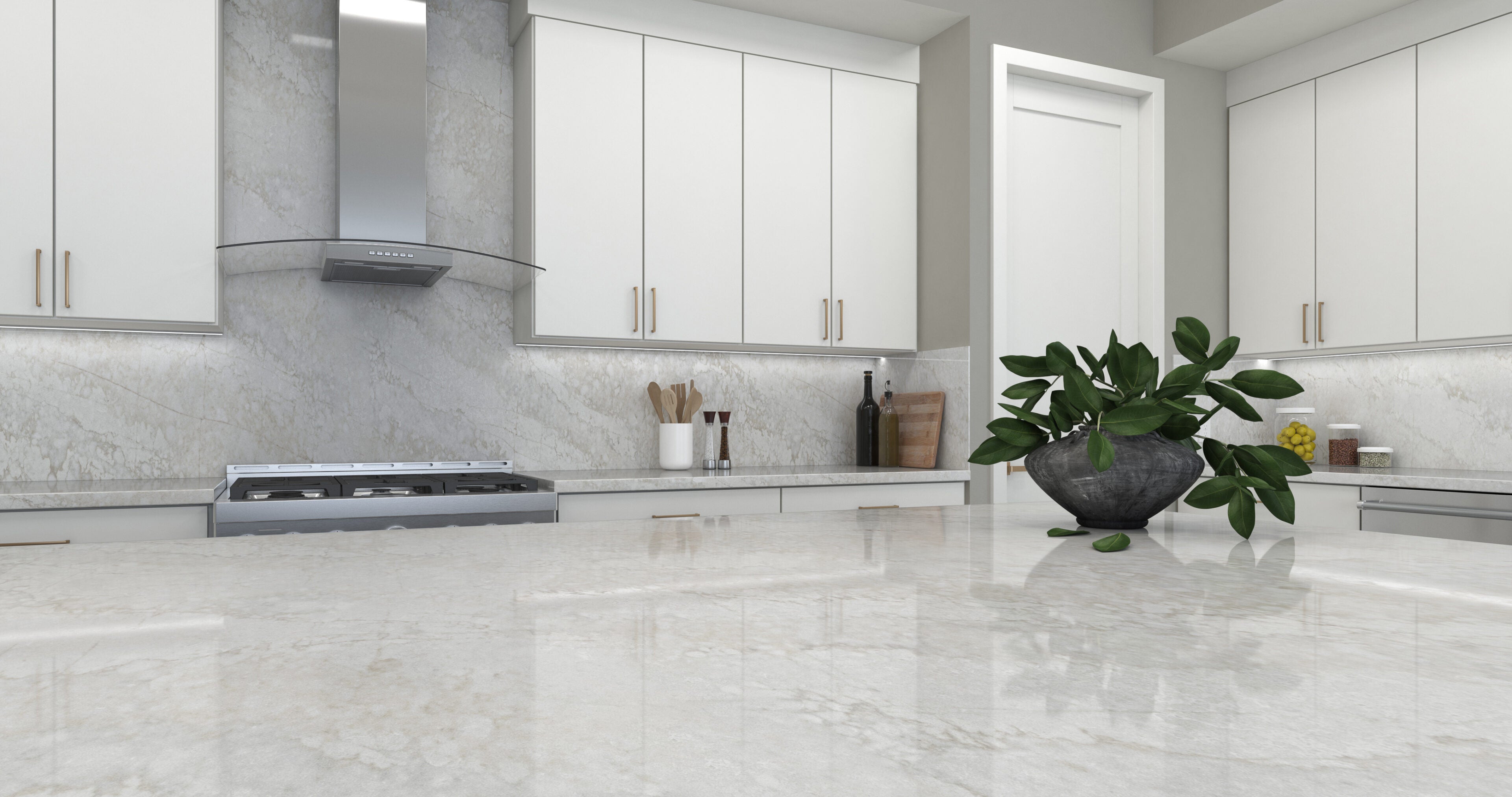 Lunaria® by Pental Quartz available at Aqua Kitchen