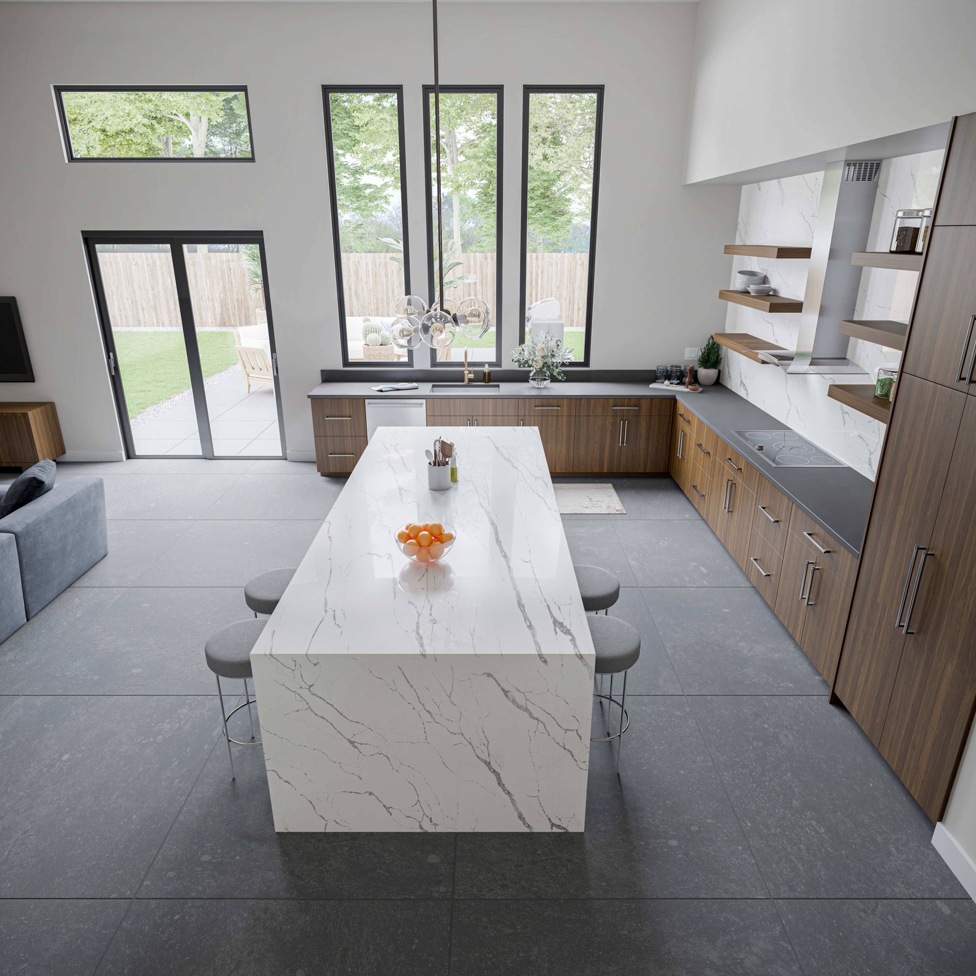 Lux Aurum by Pental Quartz available at Aqua Kitchen