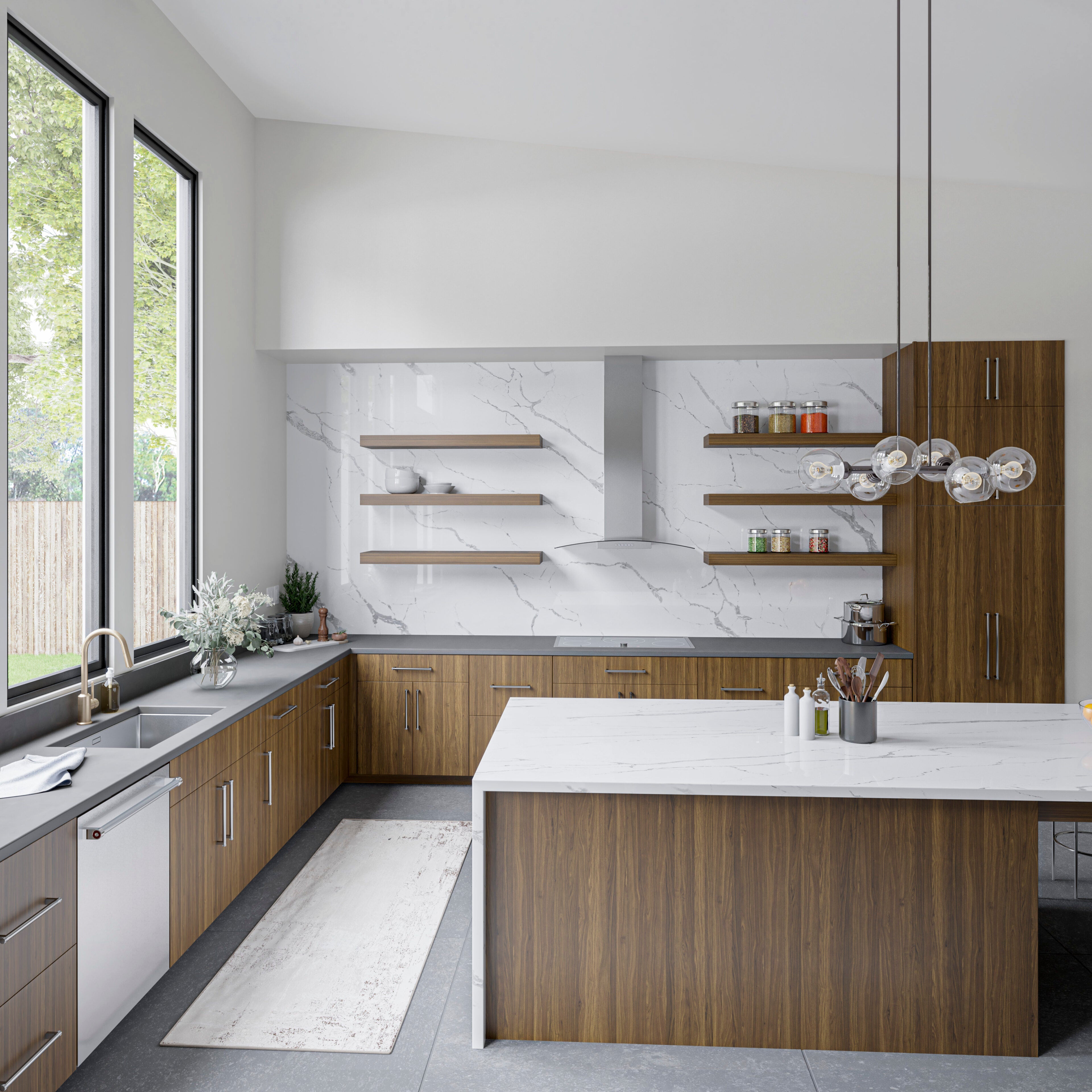 Lux Aurum by Pental Quartz available at Aqua Kitchen