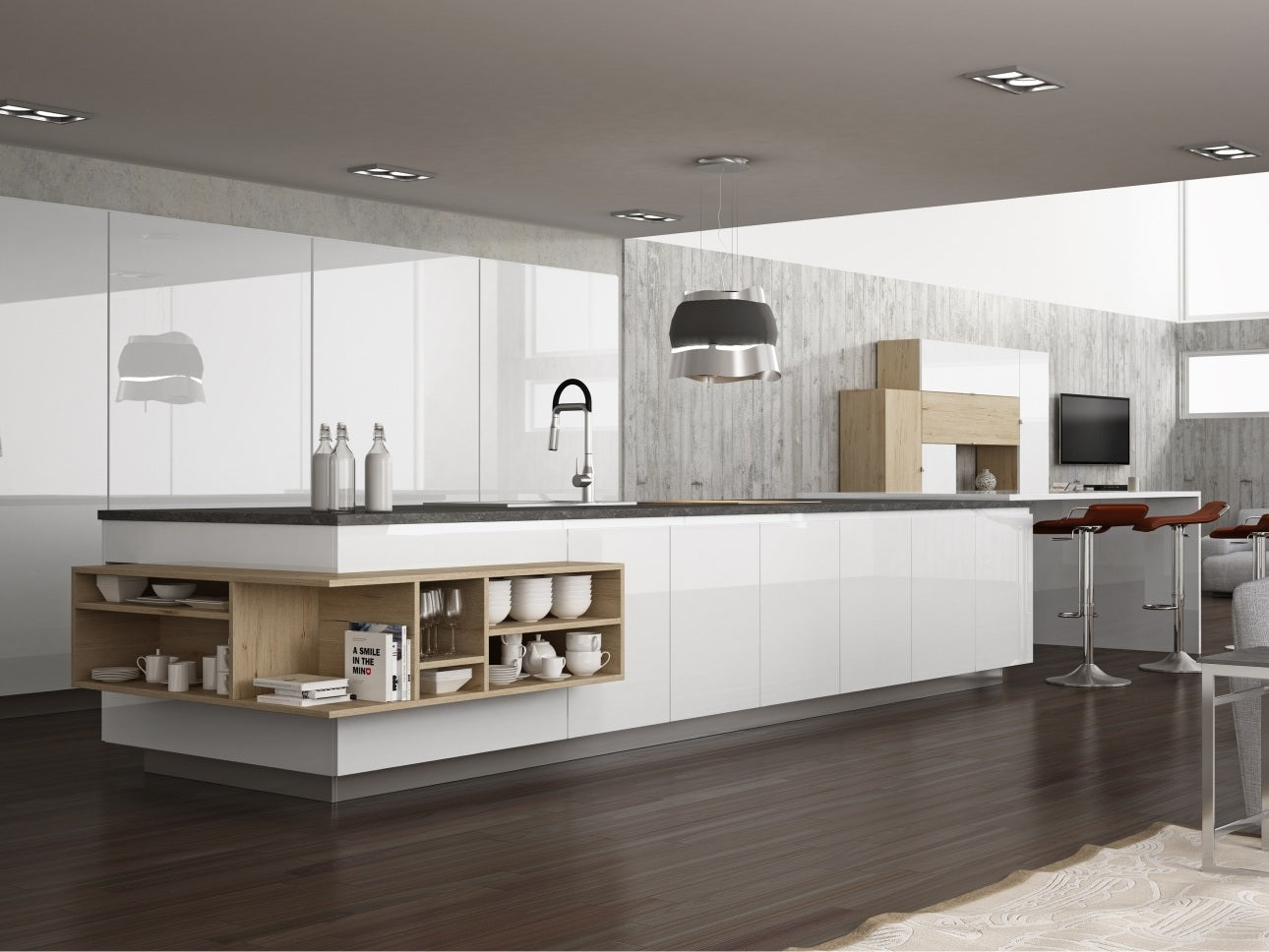 Luxe by CNC Cabinetry available at Aqua Kitchen