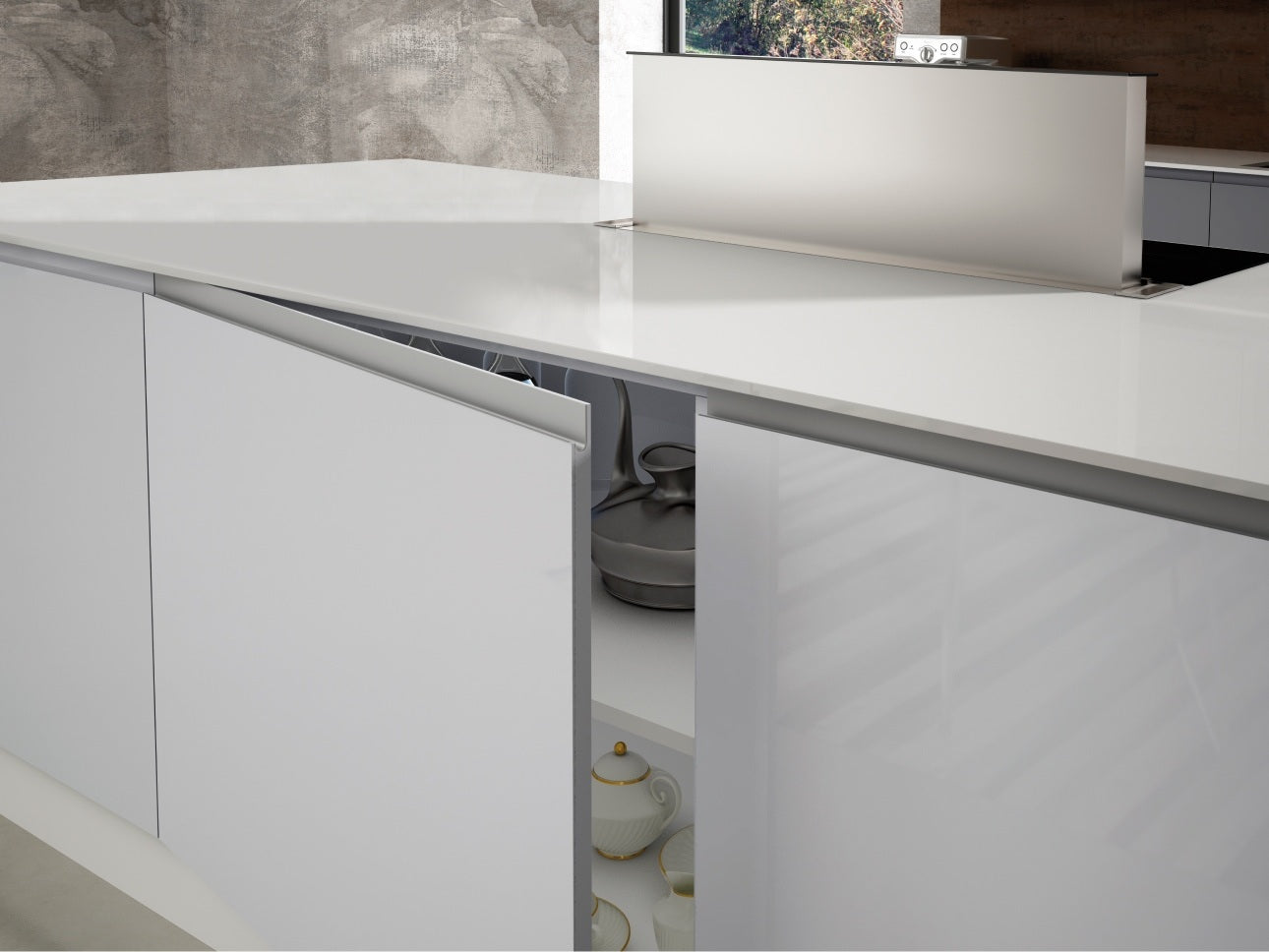 Luxe by CNC Cabinetry available at Aqua Kitchen
