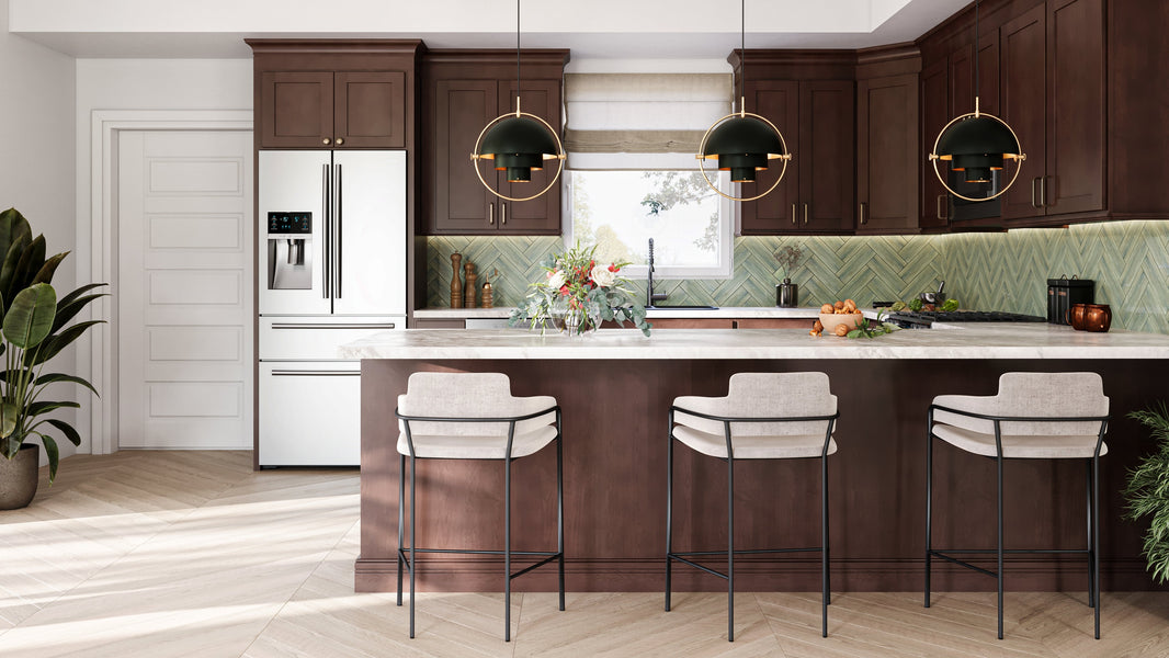 Luxor - Espresso by CNC Cabinetry available at Aqua Kitchen