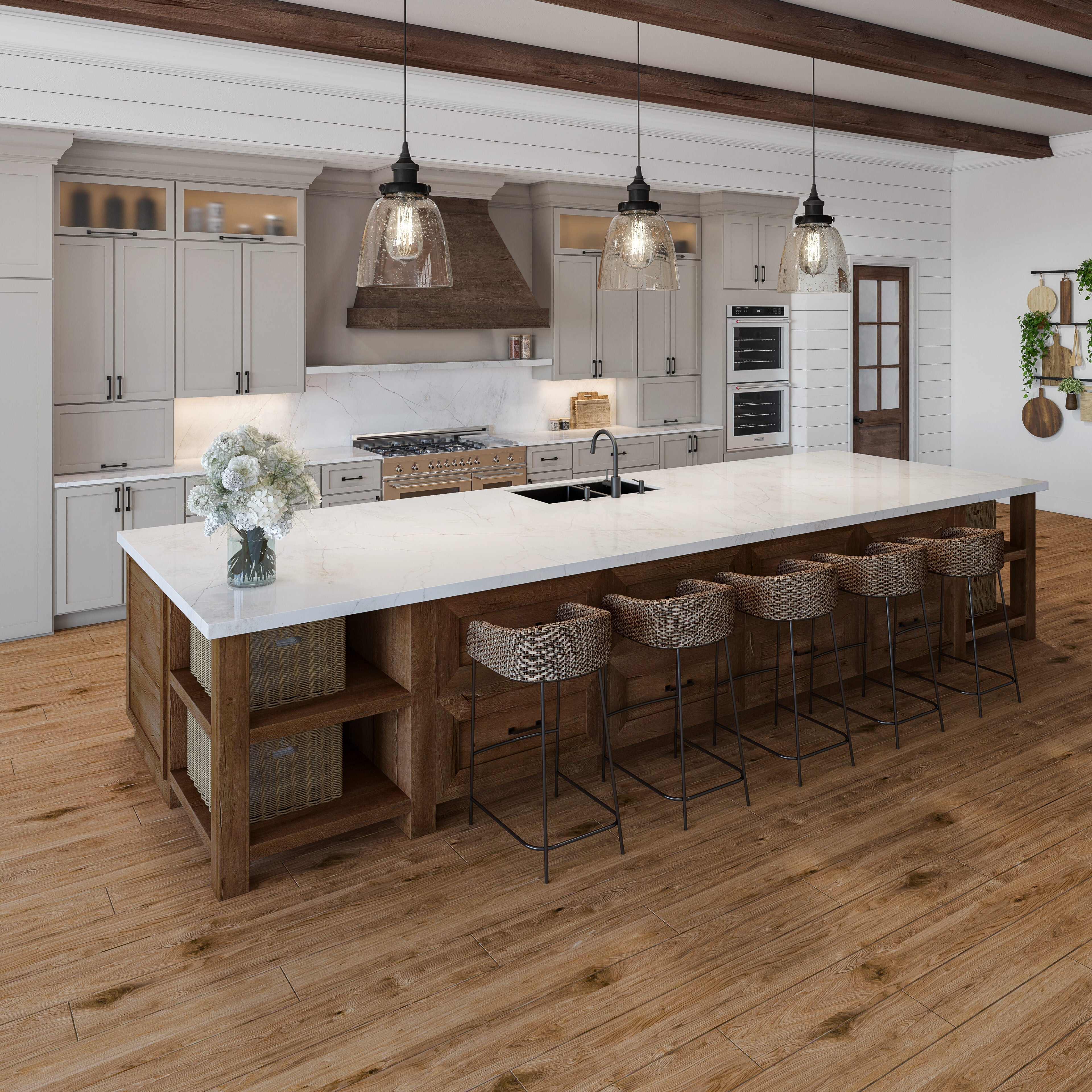 Magnolia Pearl® by Pental Quartz available at Aqua Kitchen