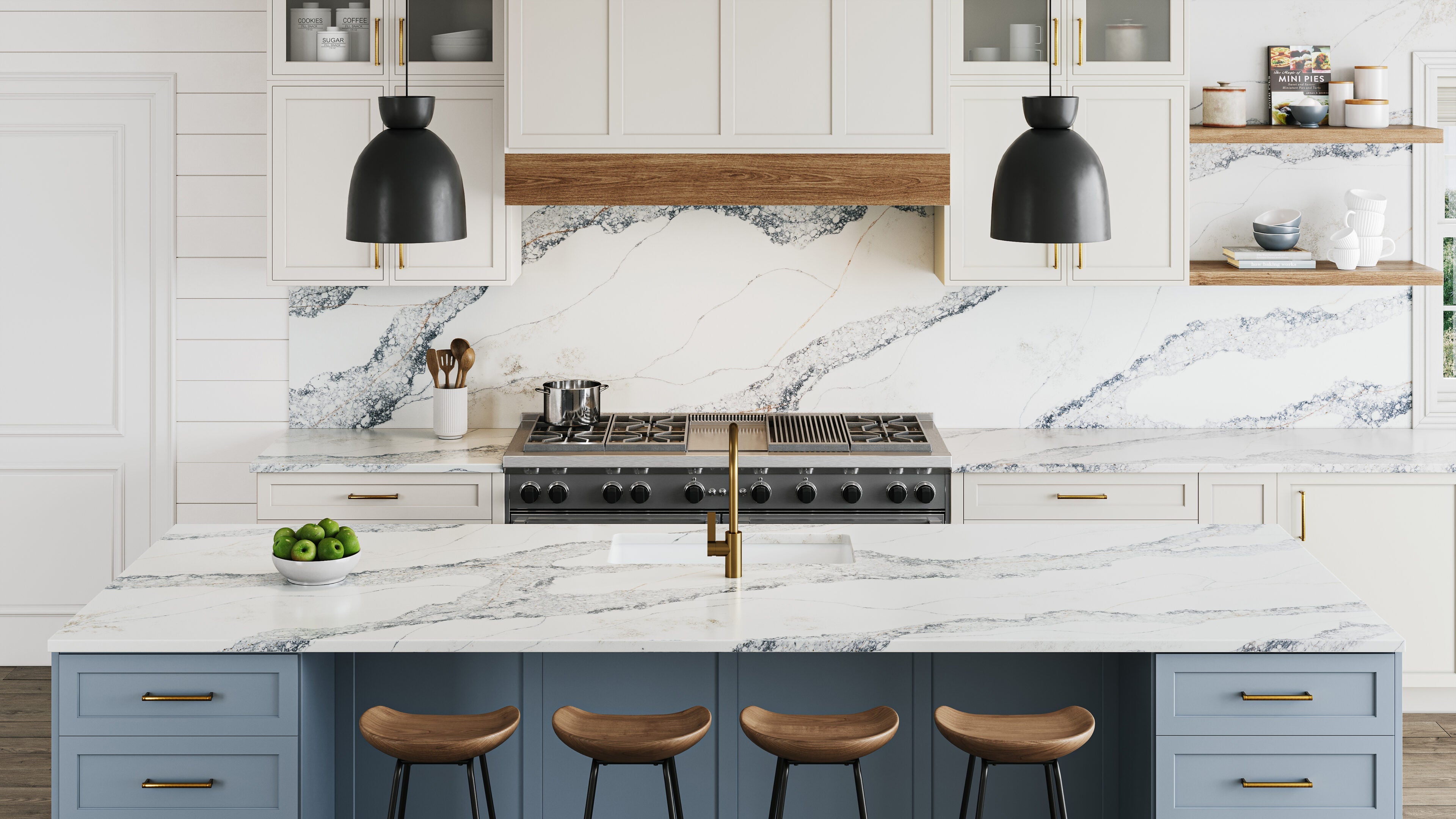 Malana® by Pental Quartz available at Aqua Kitchen
