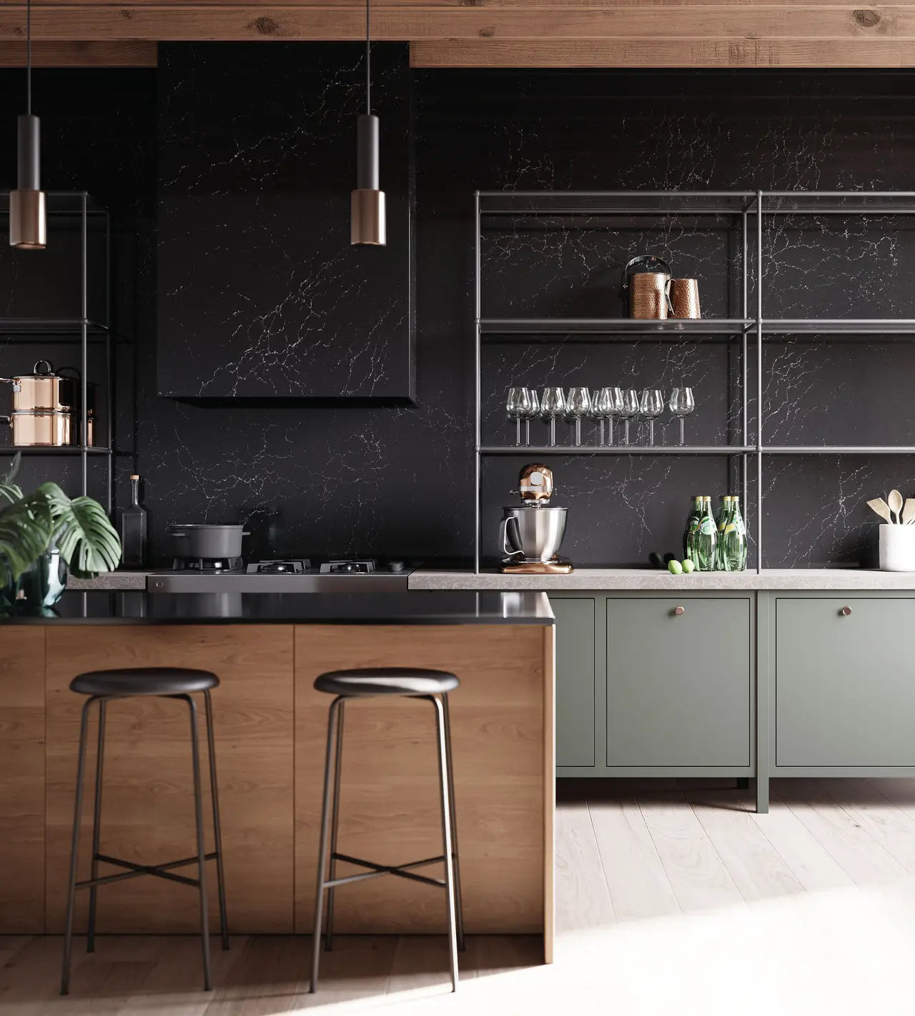 Mammoth Cave™ Quartz Sample by Cambria available at Aqua Kitchen