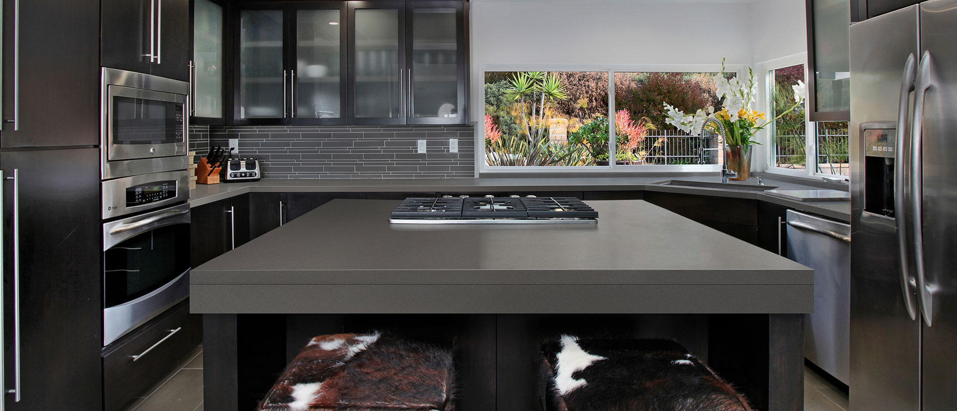 Manhattan Gray by MSI Surfaces available at Aqua Kitchen