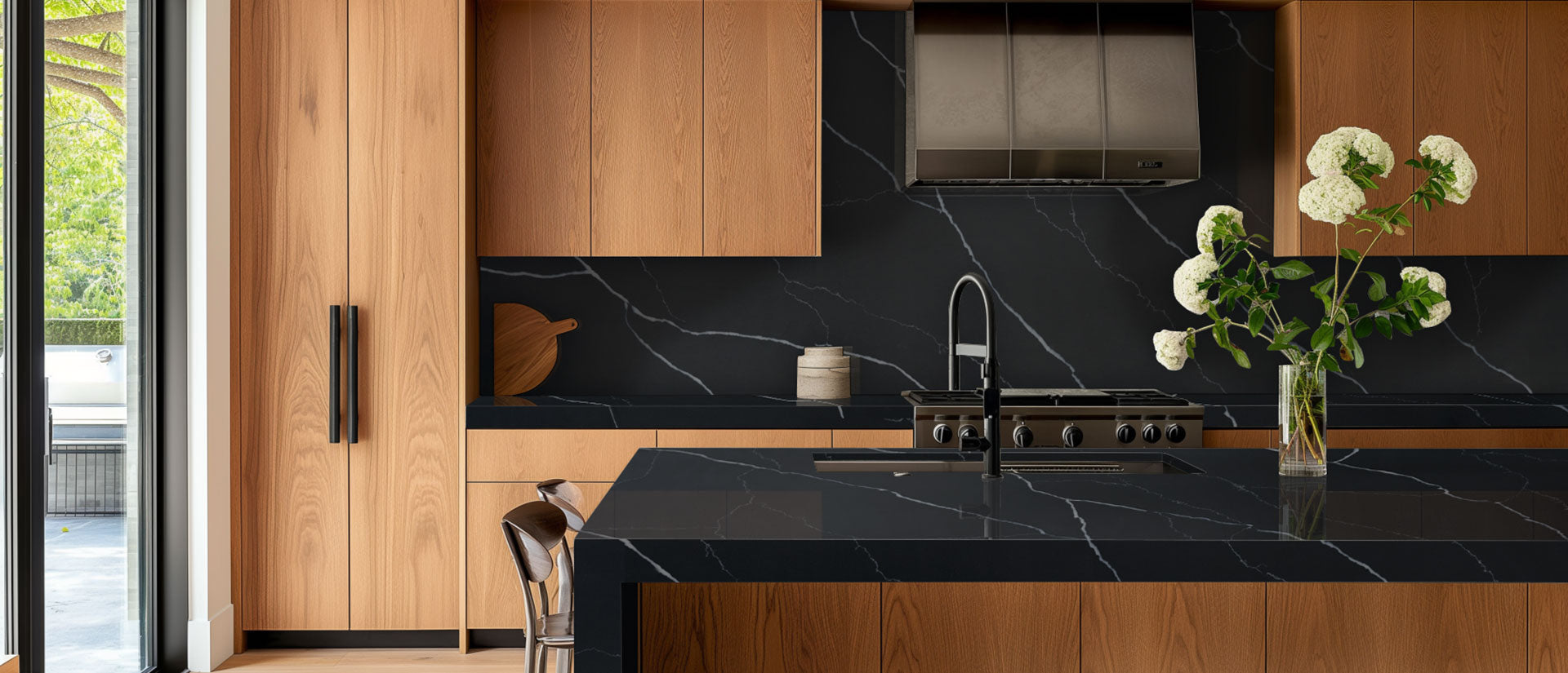 Marquina Midnight by MSI Surfaces available at Aqua Kitchen