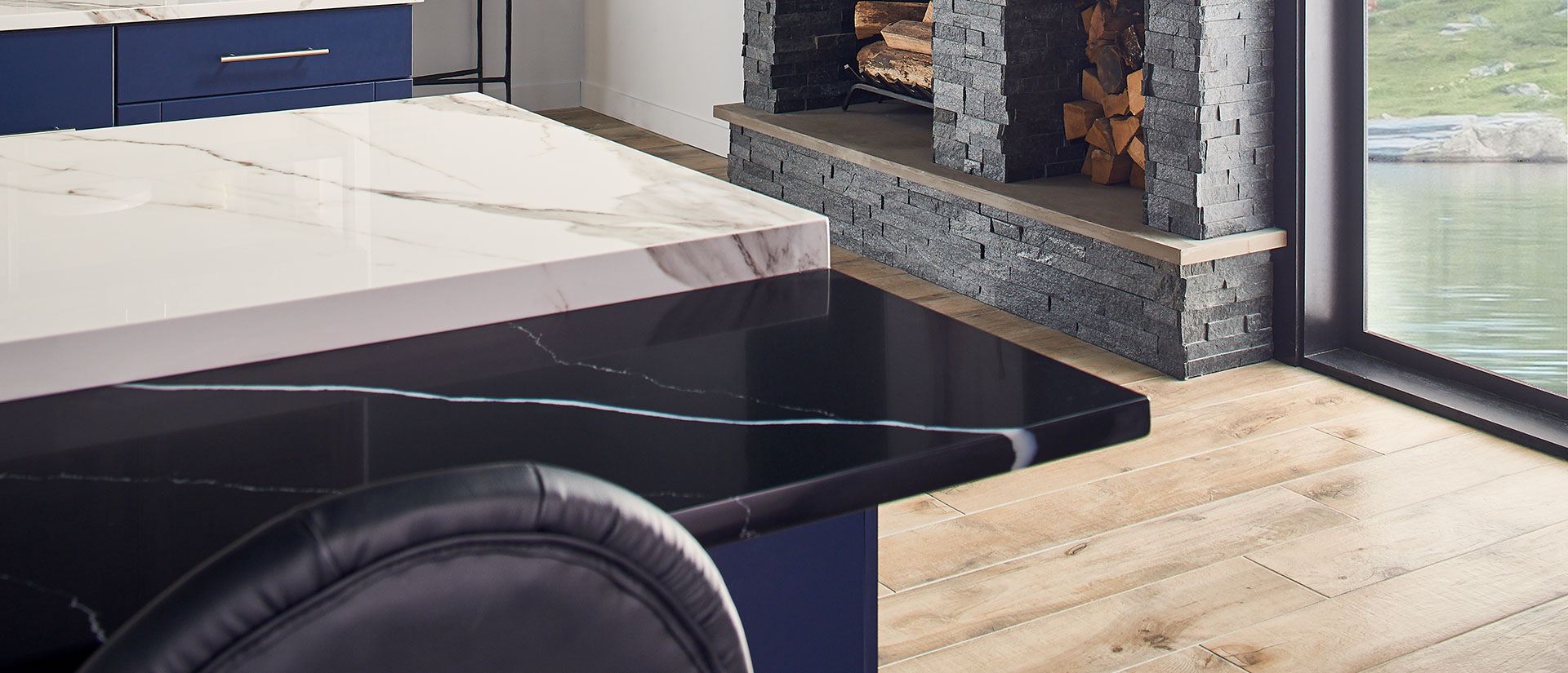 Marquina Midnight by MSI Surfaces available at Aqua Kitchen