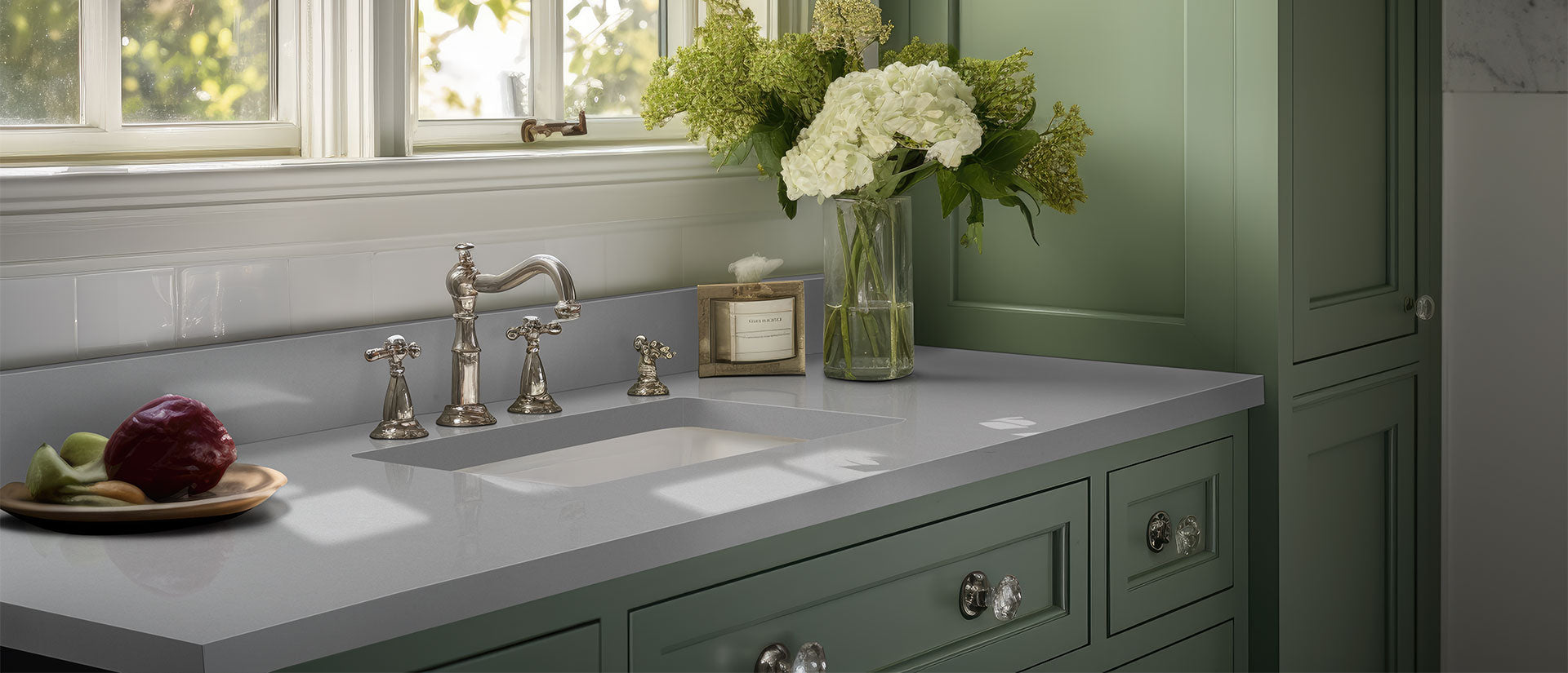 Meridian Gray by MSI Surfaces available at Aqua Kitchen