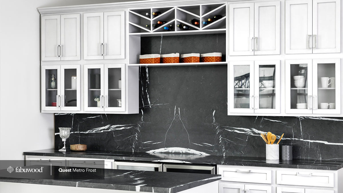 Metro Frost by Fabuwood available at Aqua Kitchen