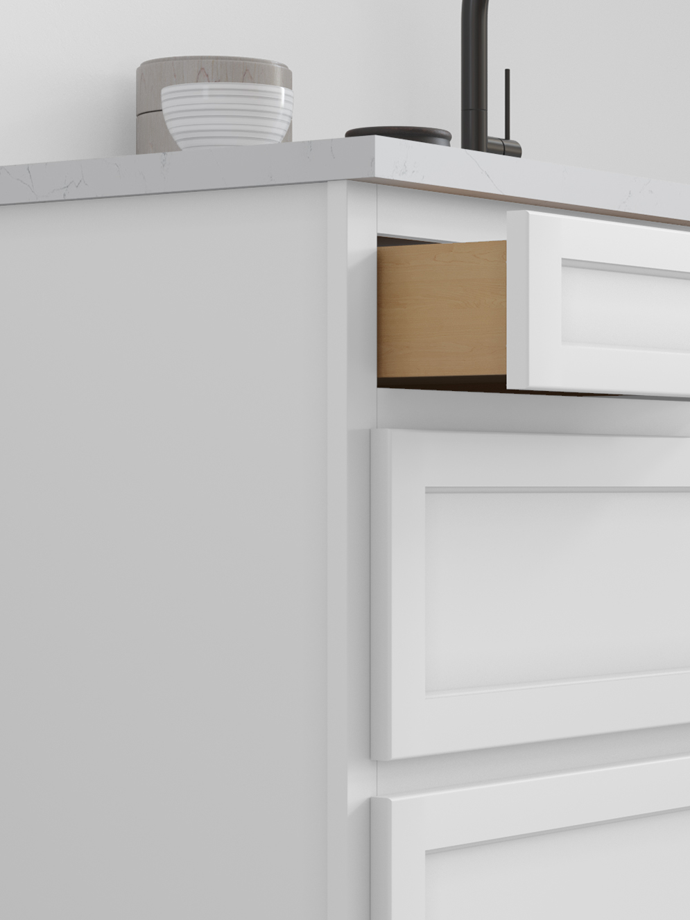Metro Frost by Fabuwood available at Aqua Kitchen