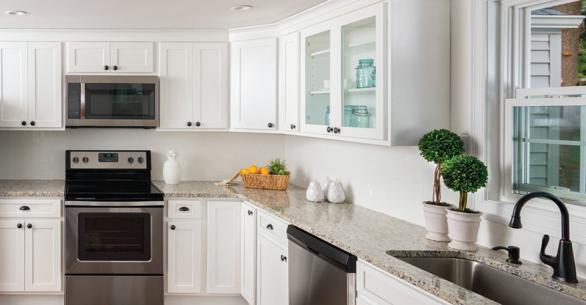 Metro Frost by Fabuwood available at Aqua Kitchen