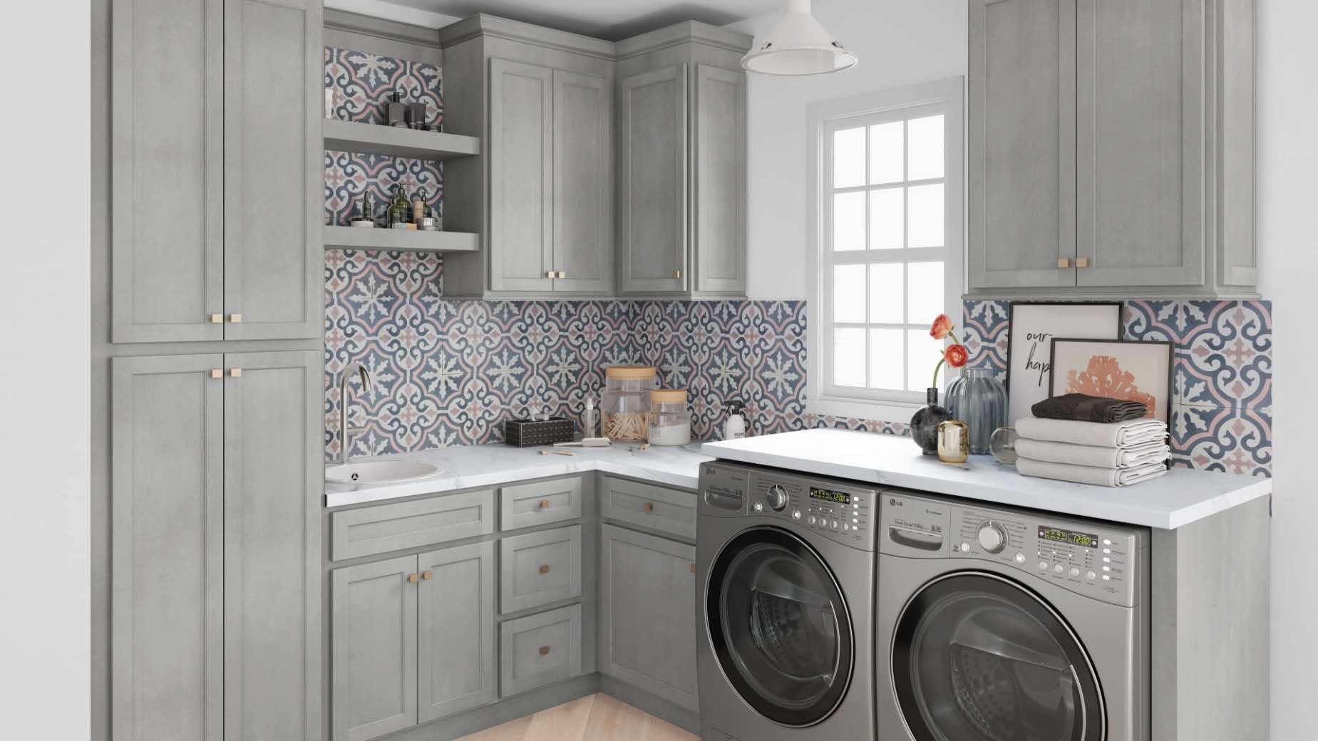 Metro - Mist by Fabuwood available at Aqua Kitchen