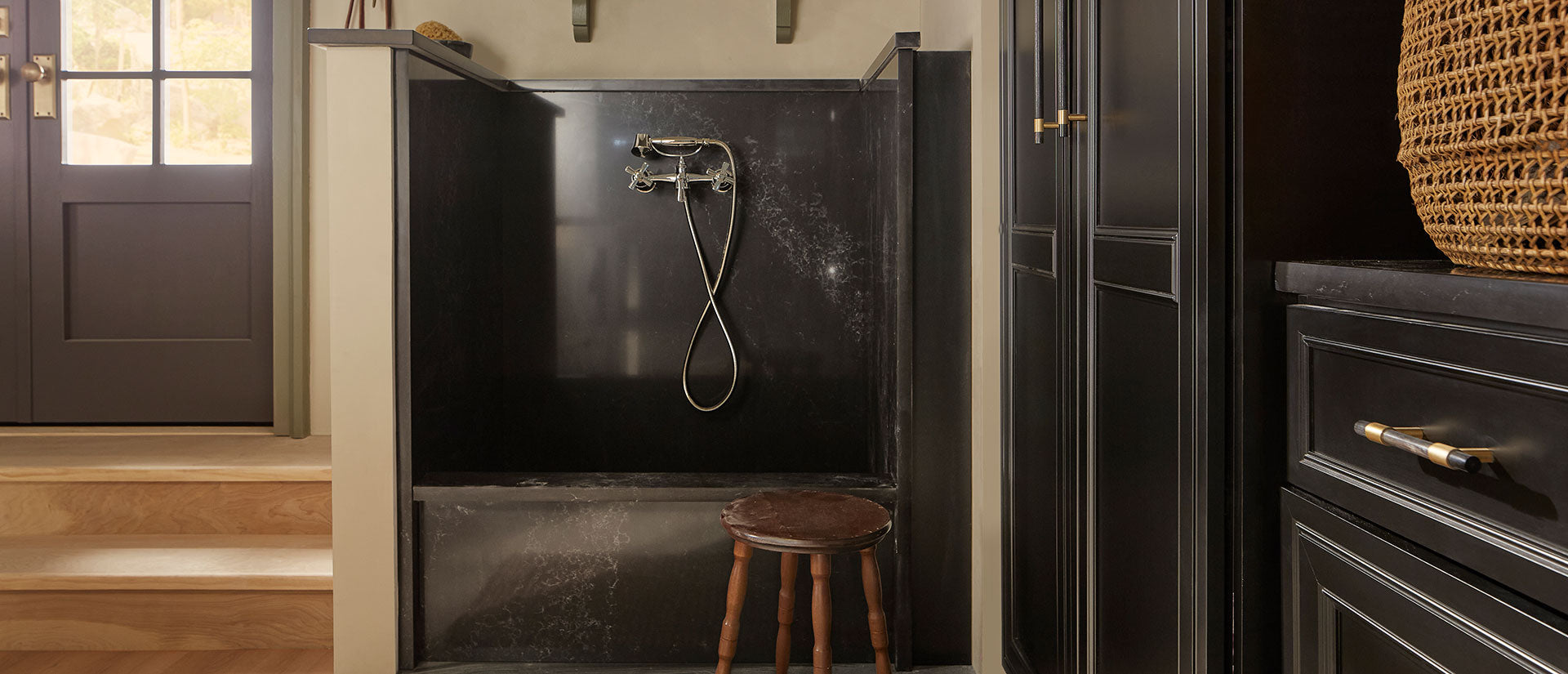 Midnight Corvo by MSI Surfaces available at Aqua Kitchen
