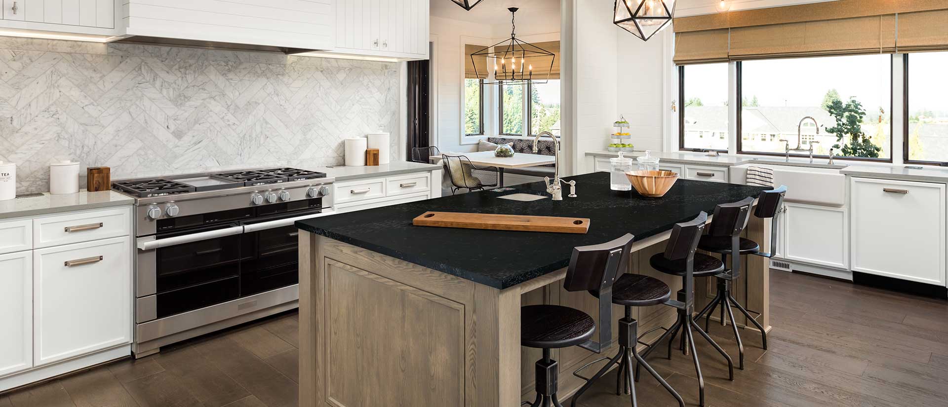 Midnight Corvo by MSI Surfaces available at Aqua Kitchen