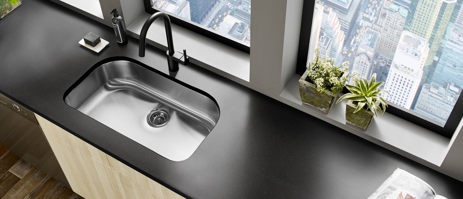 Midnight Majesty by MSI Surfaces available at Aqua Kitchen