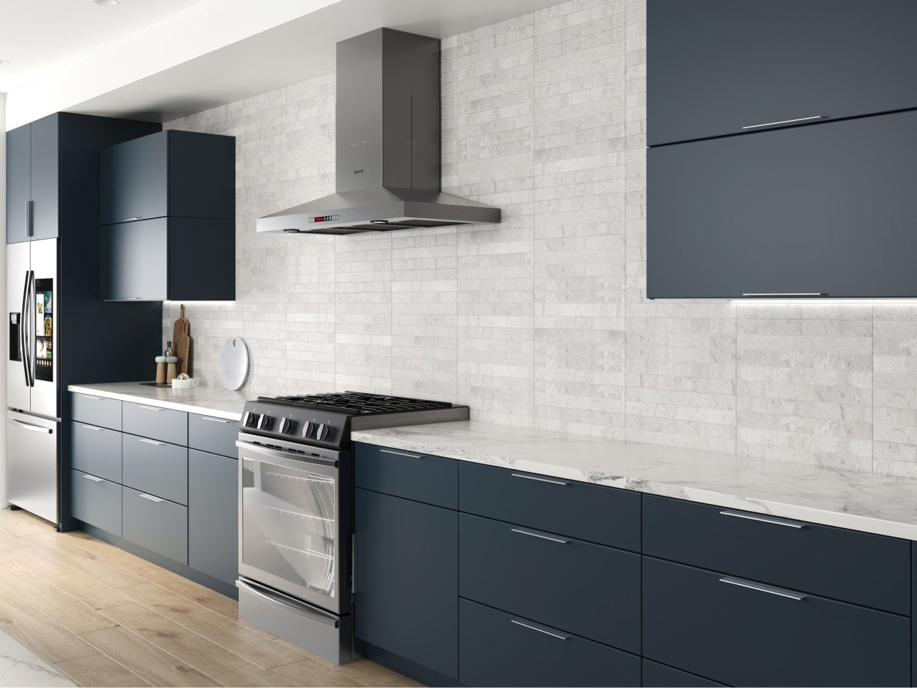 Milano - Pine by CNC Cabinetry available at Aqua Kitchen