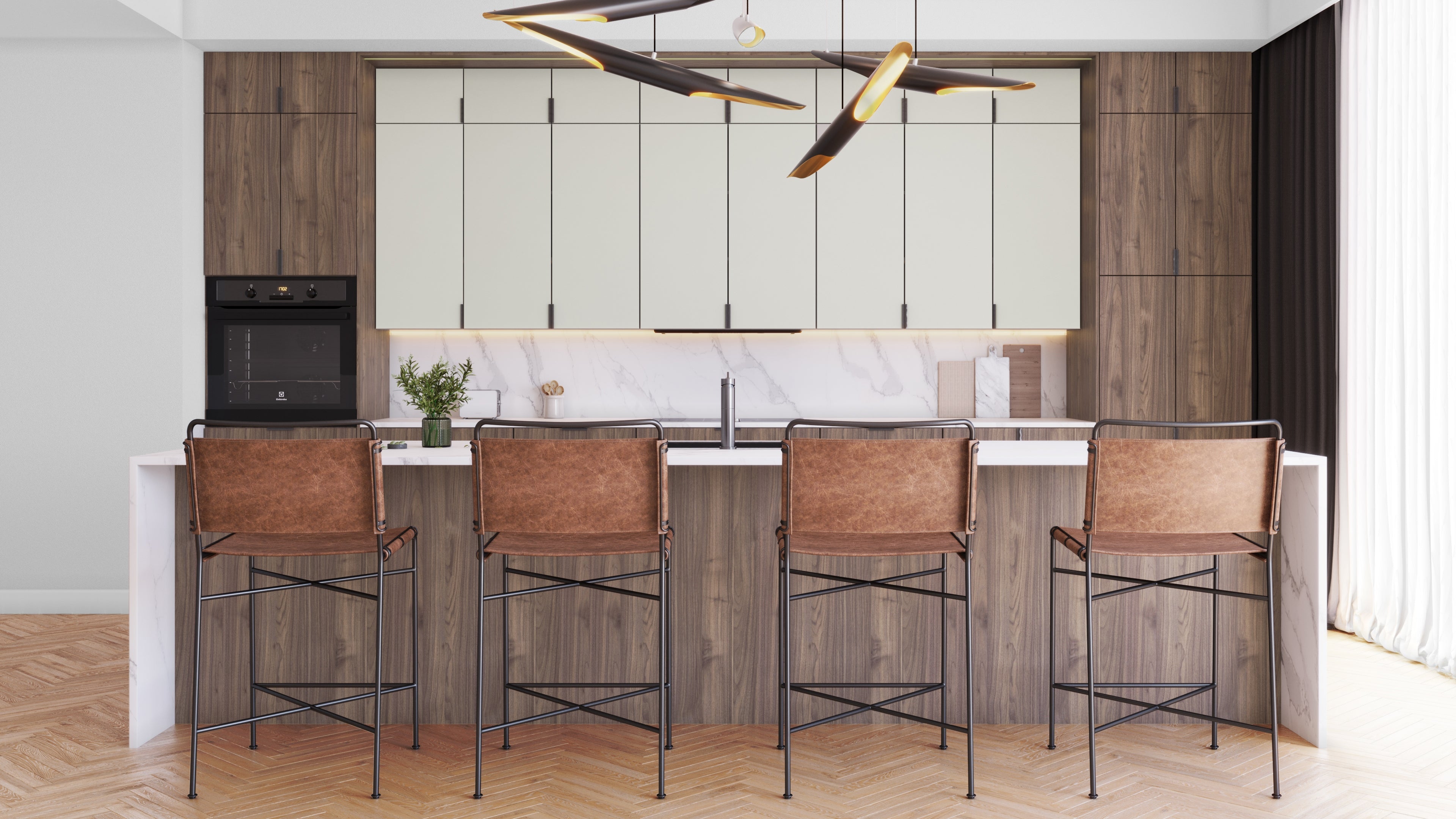 Milano - Sunset by CNC Cabinetry available at Aqua Kitchen