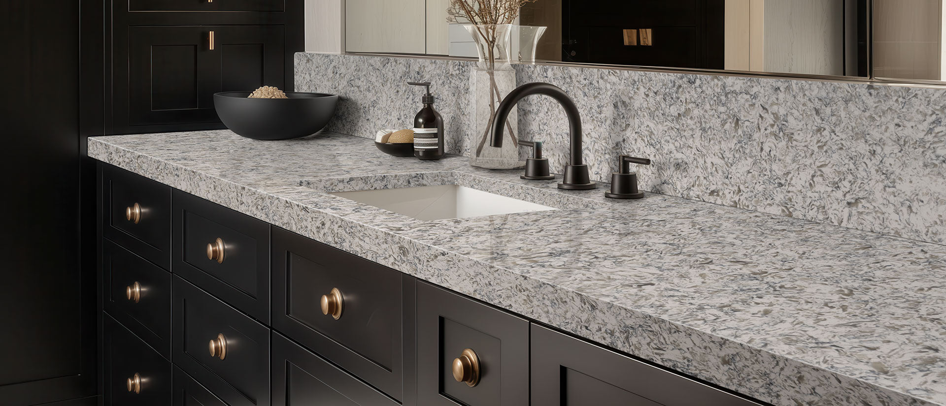 Montclair White by MSI Surfaces available at Aqua Kitchen