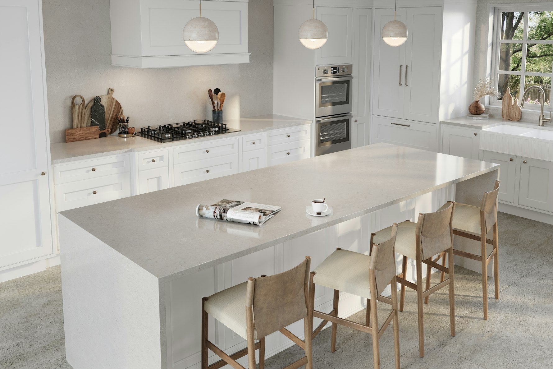 Motion Grey by Silestone available at Aqua Kitchen
