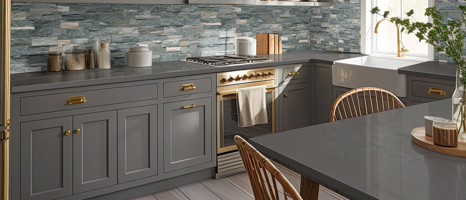 Mystic Gray by MSI Surfaces available at Aqua Kitchen