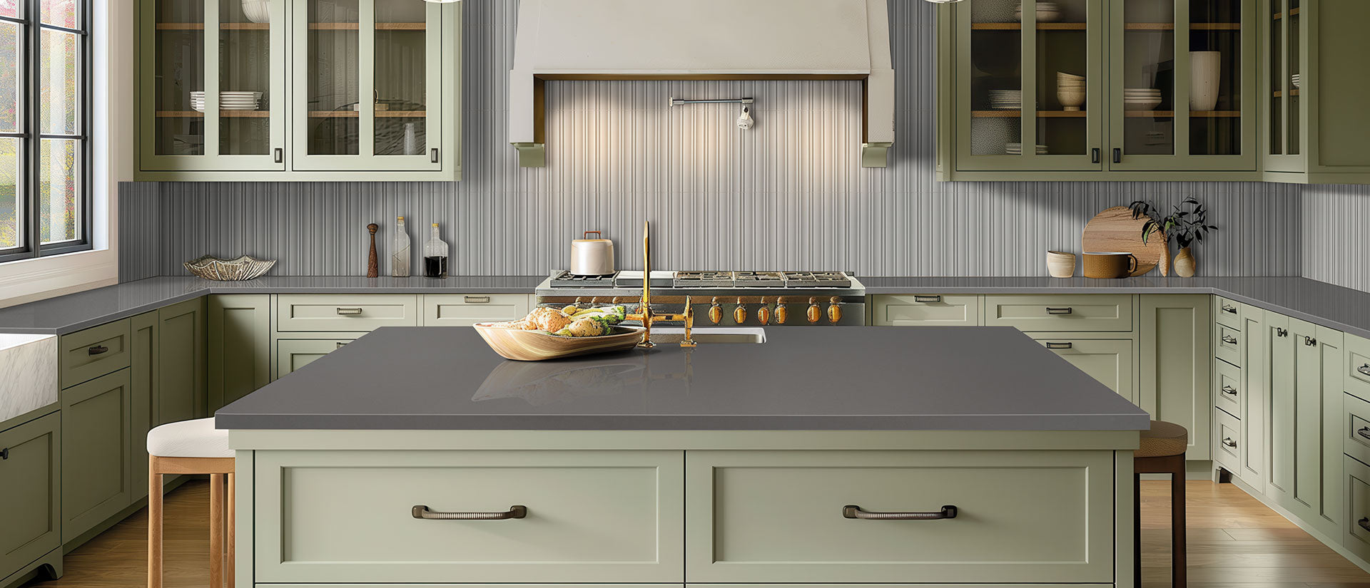Mystic Gray by MSI Surfaces available at Aqua Kitchen
