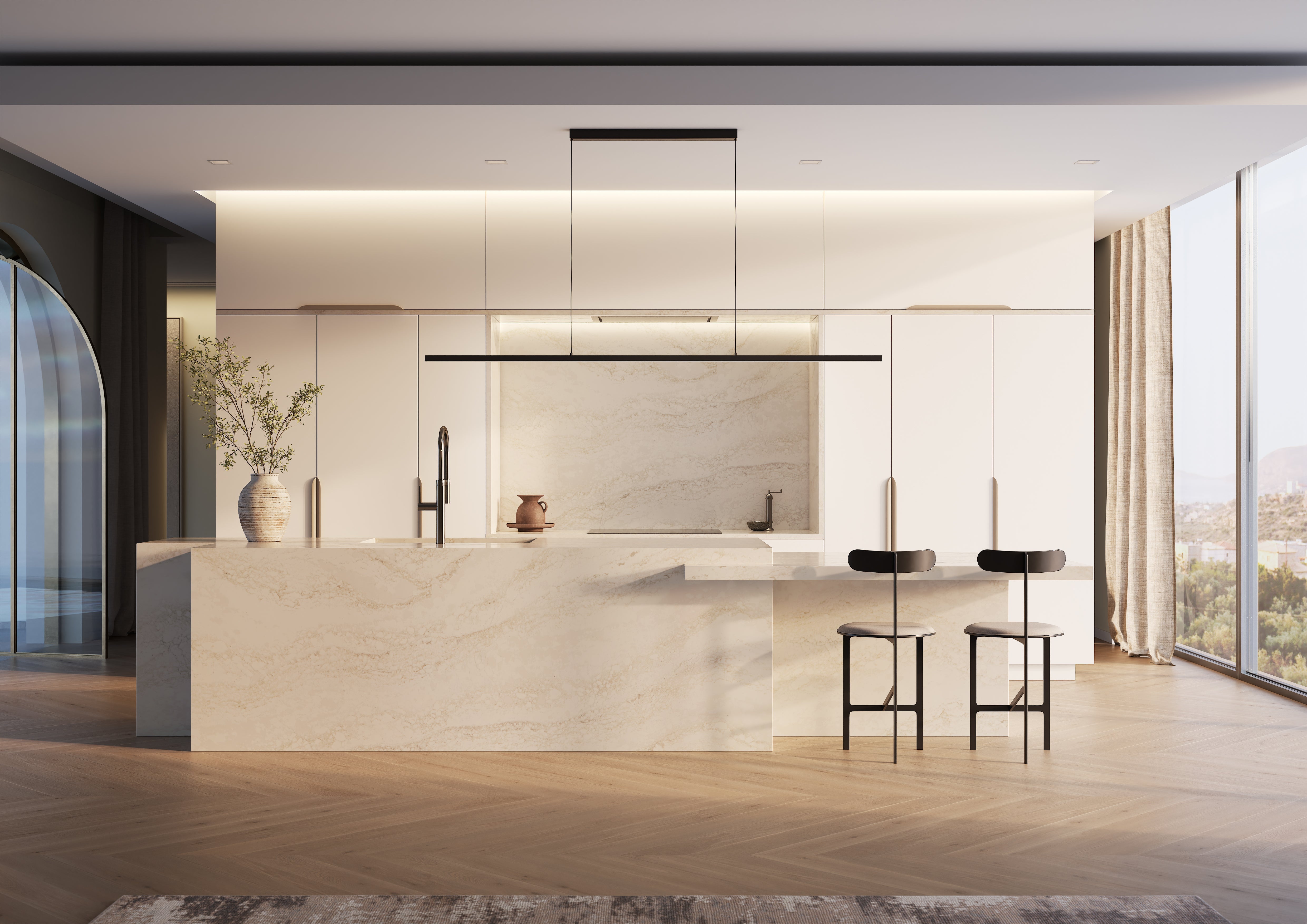 NEW - Annaleigh™ Quartz Sample by Cambria available at Aqua Kitchen
