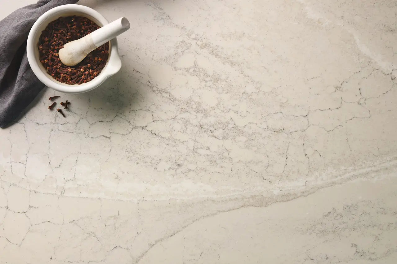 NEW - Claremont™ Quartz Sample by Cambria available at Aqua Kitchen