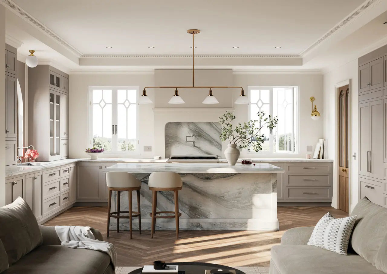 NEW - St. Isley™ Quartz Sample by Cambria available at Aqua Kitchen