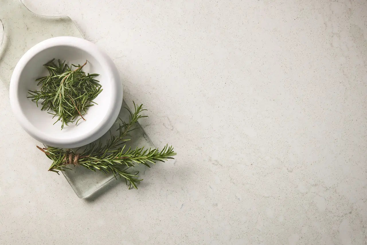 NEW - Traymore Bay™ Quartz Sample by Cambria available at Aqua Kitchen