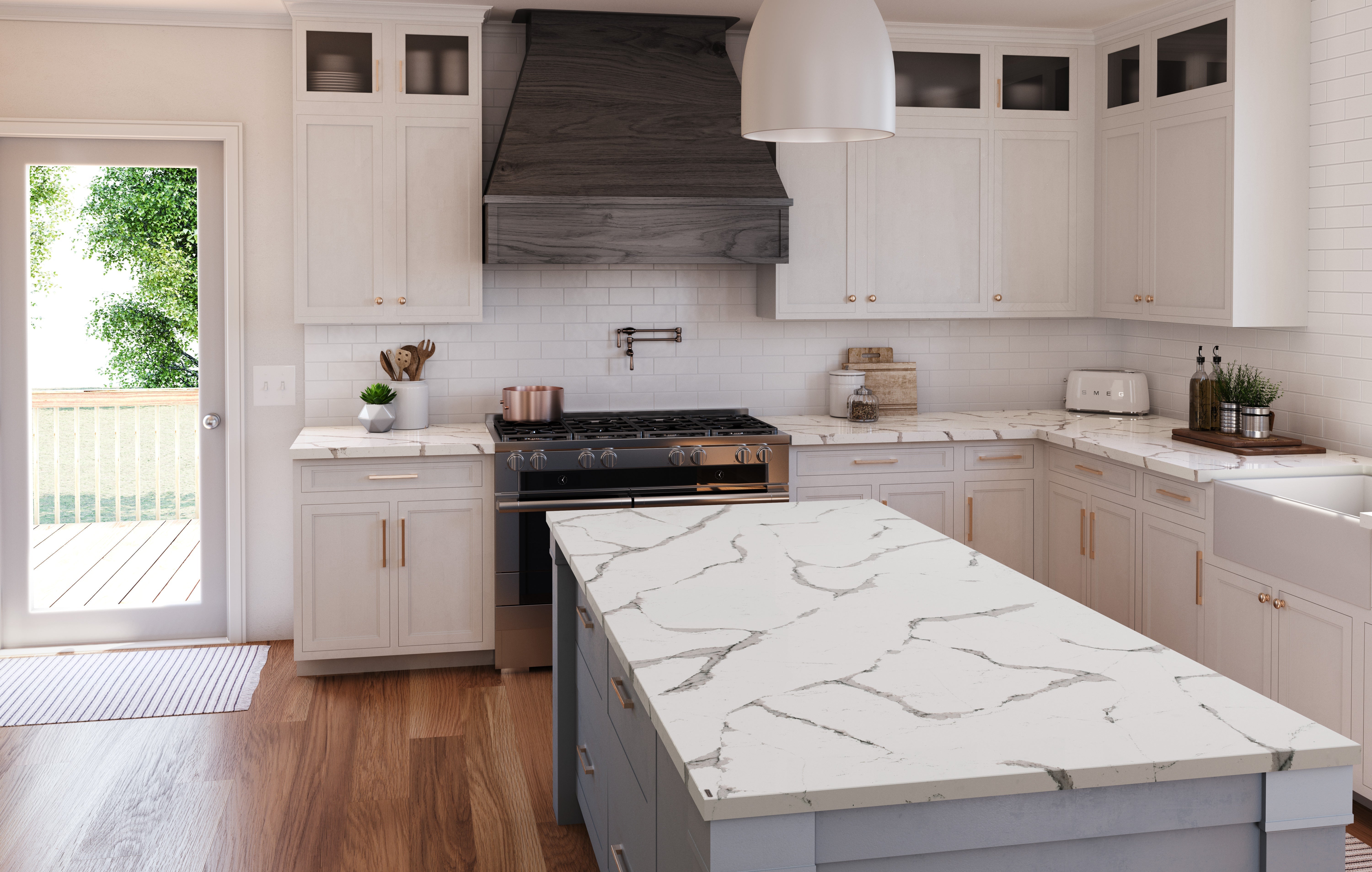 Nadenbrook™ Quartz Sample by Cambria available at Aqua Kitchen